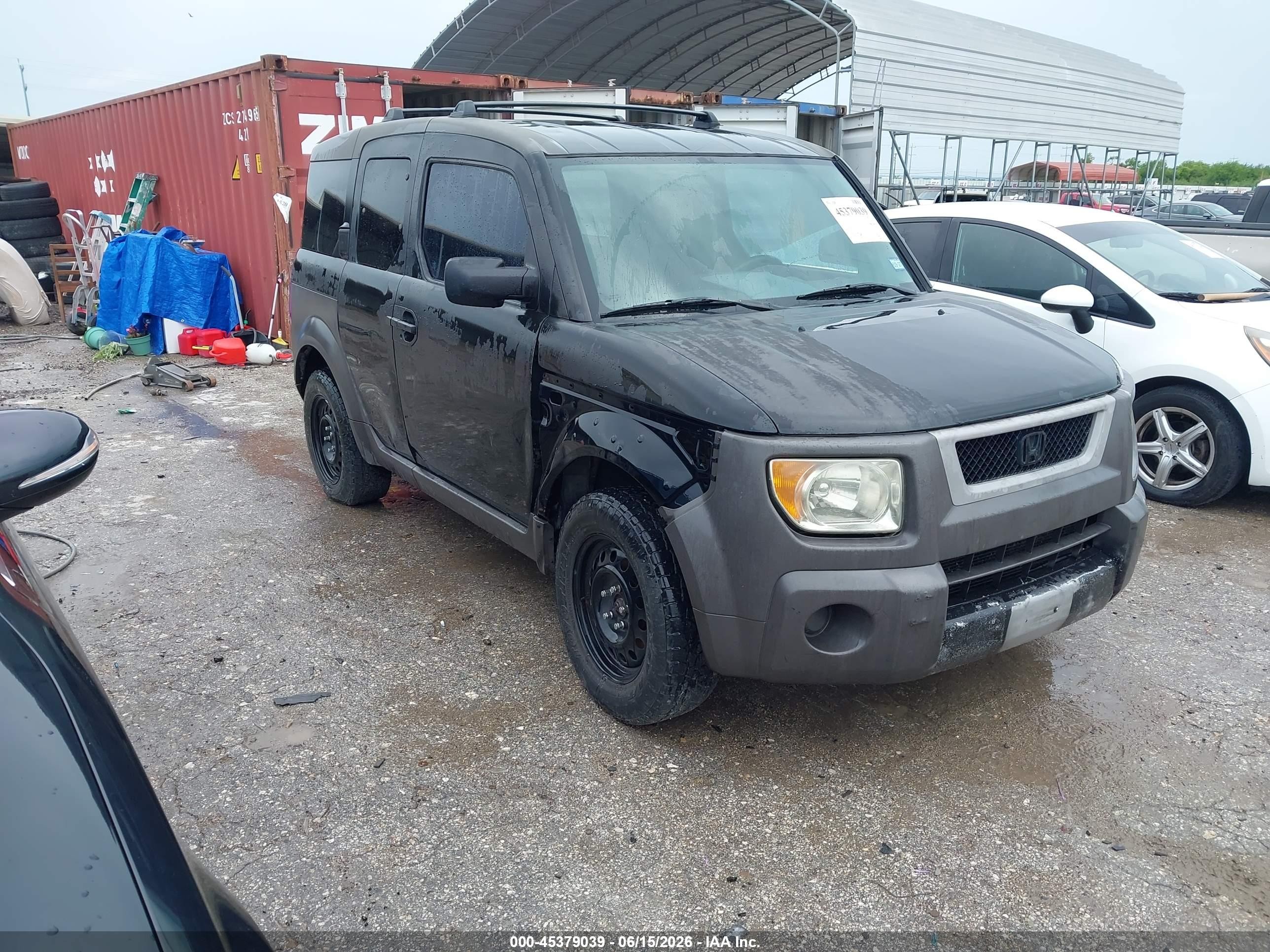 2003 Honda Element Ex Gray vin: 5J6YH28593L014094