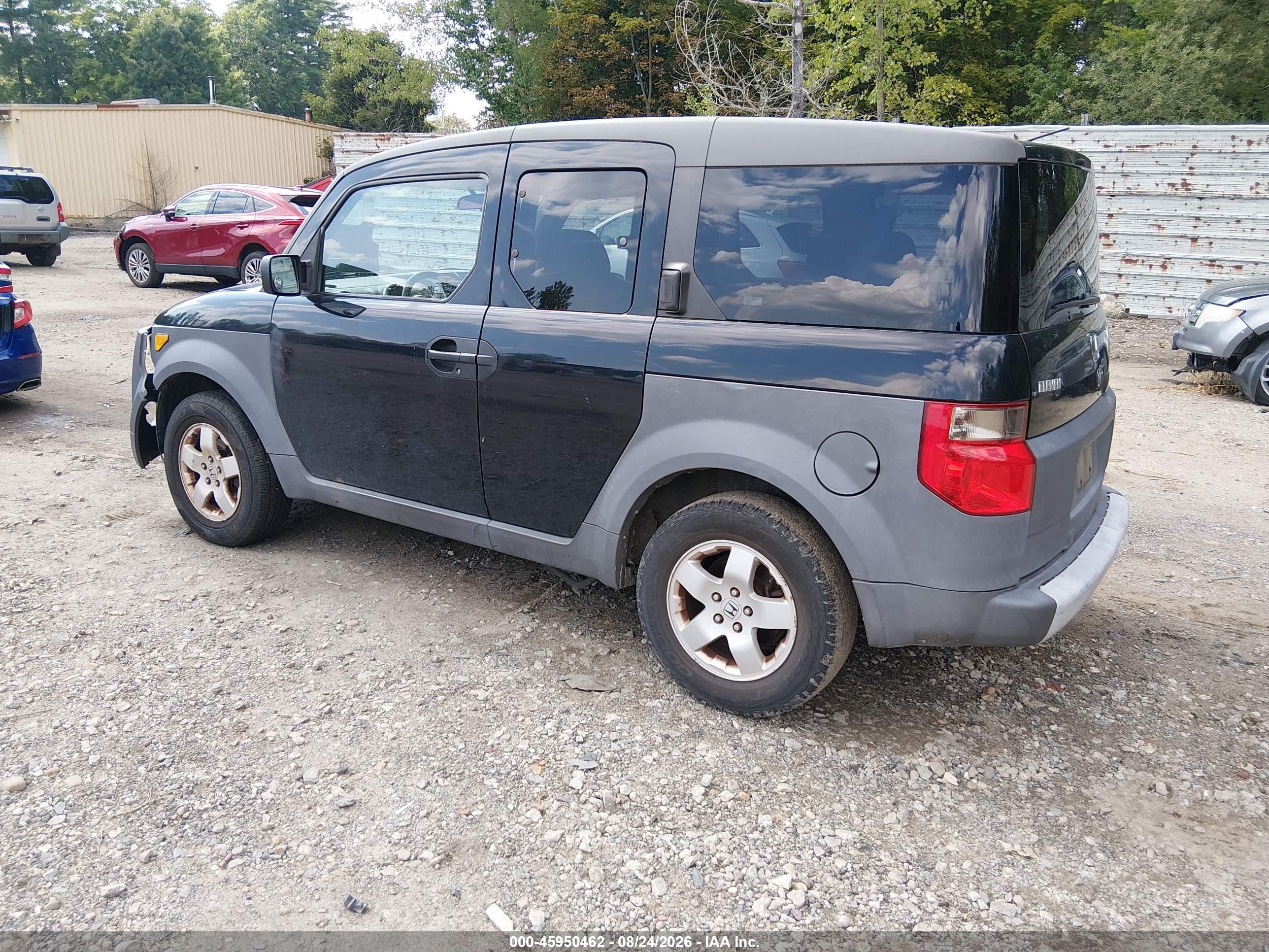 2003 Honda Element Ex Gray vin: 5J6YH28593L040193