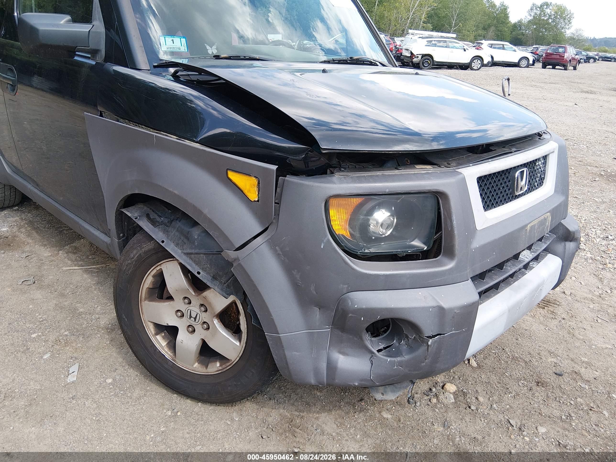 2003 Honda Element Ex Gray vin: 5J6YH28593L040193