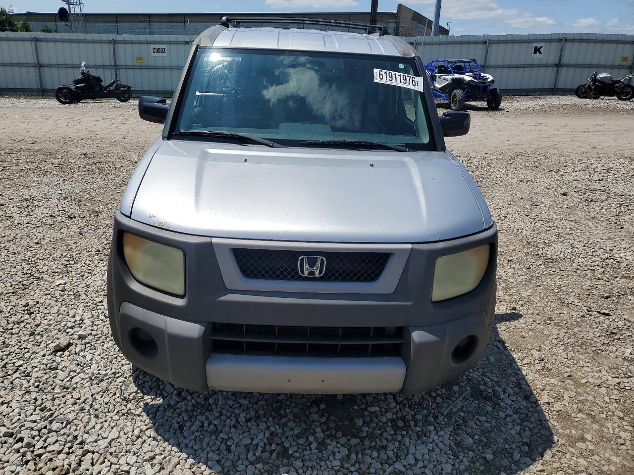 2004 Honda Element Ex Silver vin: 5J6YH28594L014503