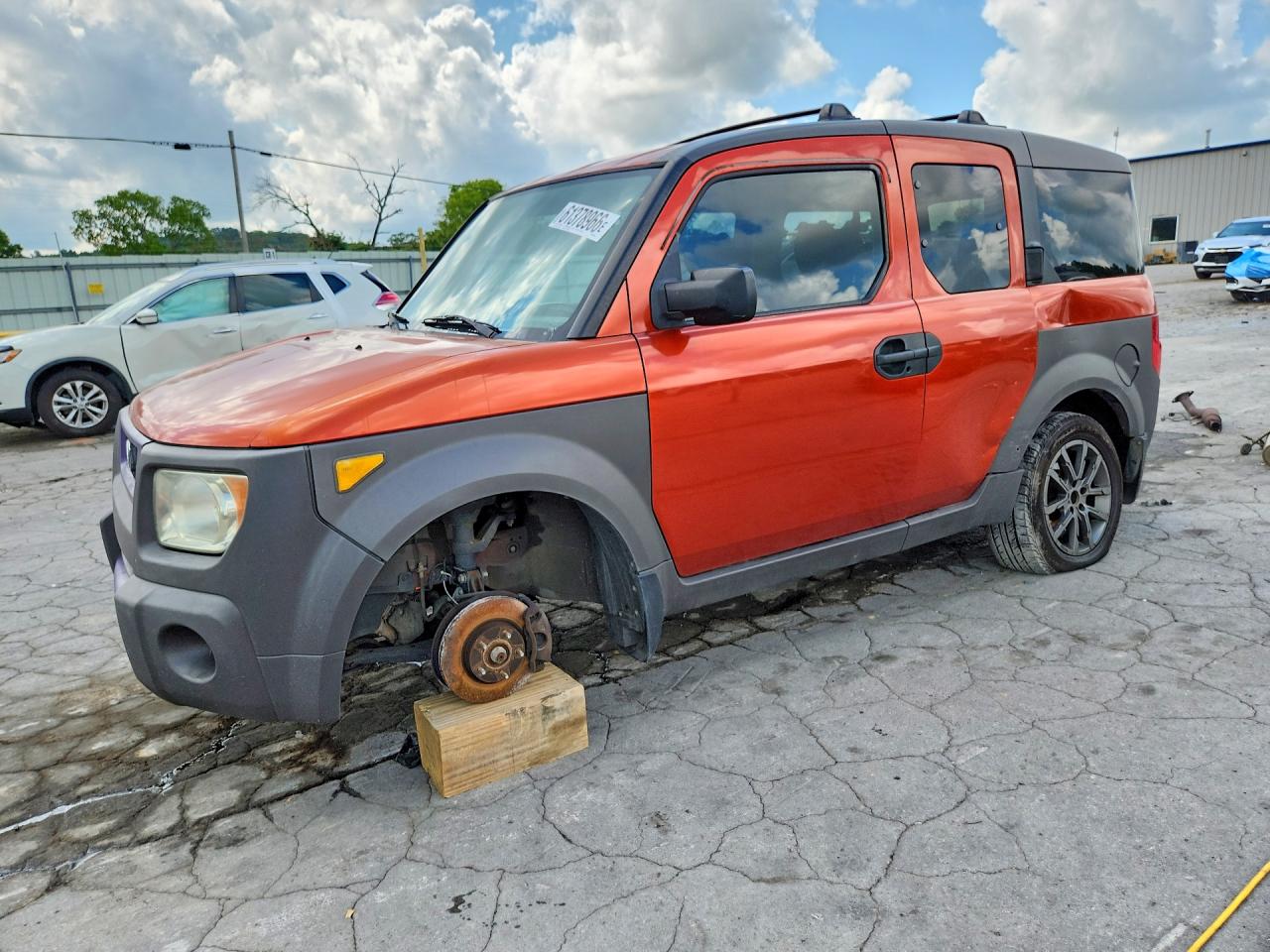 2004 Honda Element Ex Orange vin: 5J6YH28594L037392