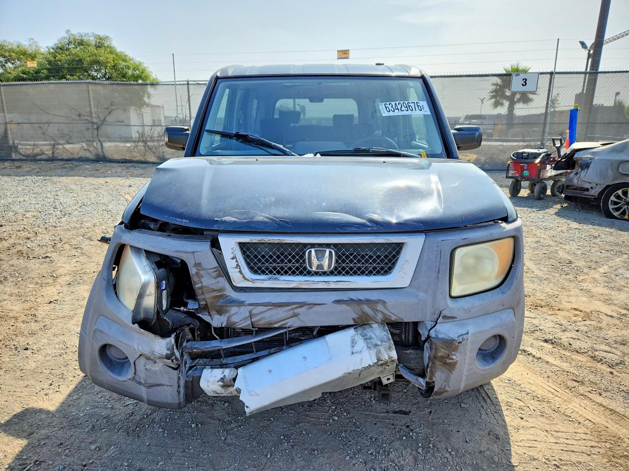 2003 Honda Element Ex Black vin: 5J6YH285X3L009437