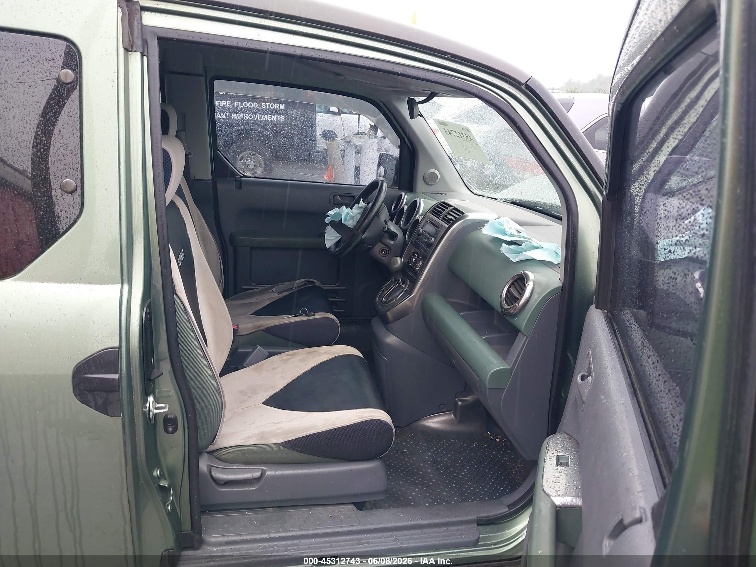 2003 Honda Element Ex Green vin: 5J6YH285X3L027355