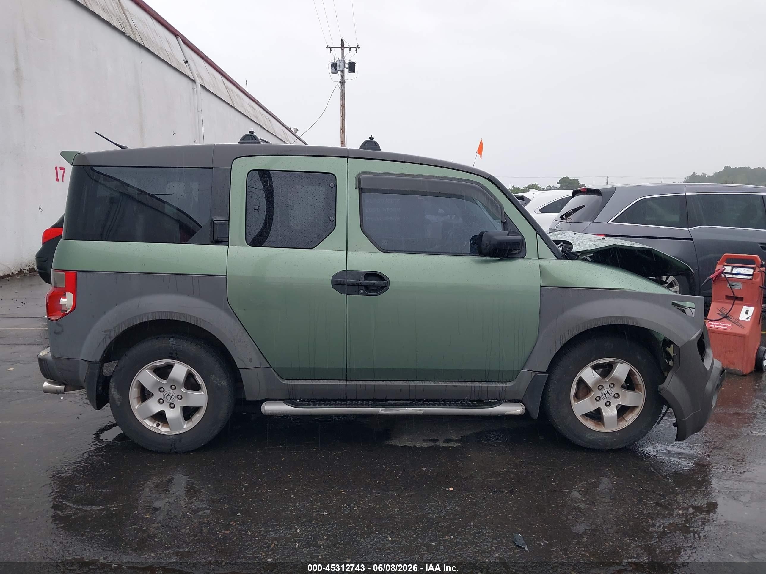 2003 Honda Element Ex Green vin: 5J6YH285X3L027355