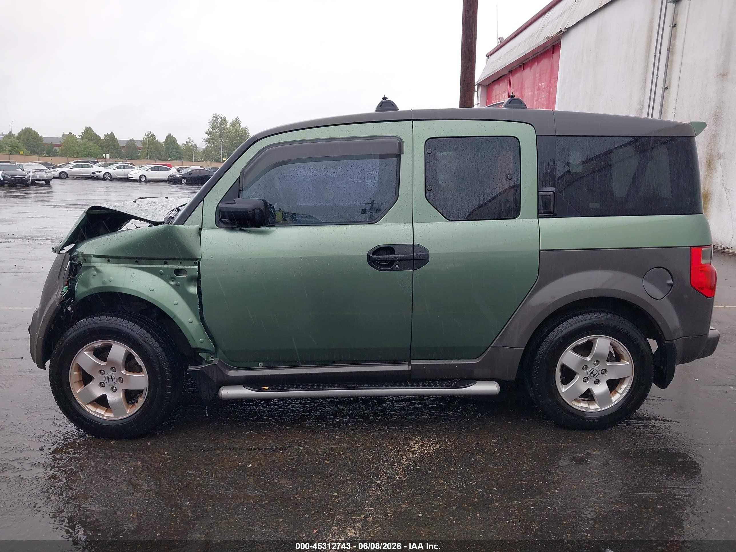 2003 Honda Element Ex Green vin: 5J6YH285X3L027355