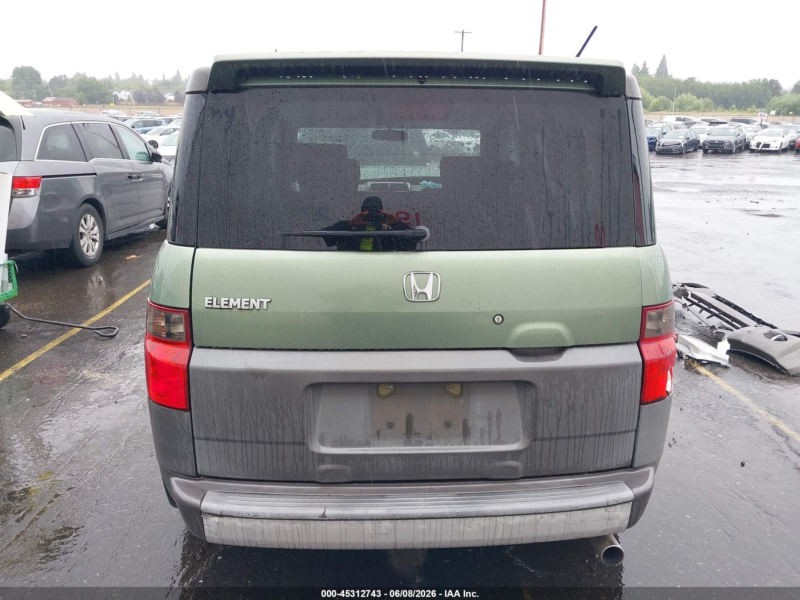 2003 Honda Element Ex Green vin: 5J6YH285X3L027355