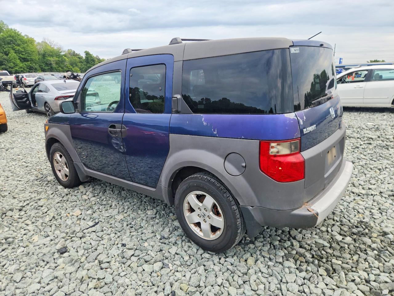 2003 Honda Element Ex Blue vin: 5J6YH285X3L049422