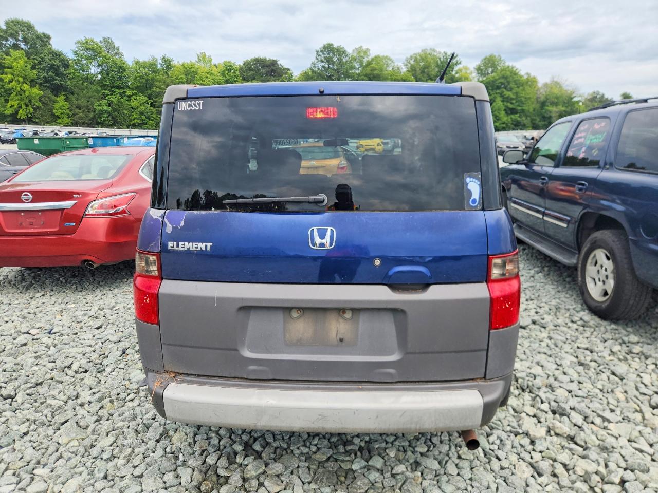 2003 Honda Element Ex Blue vin: 5J6YH285X3L049422