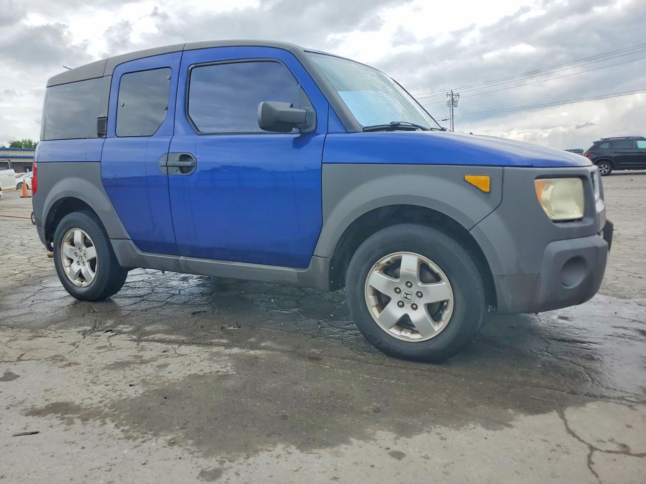 2004 Honda Element Ex Blue vin: 5J6YH28604L010963