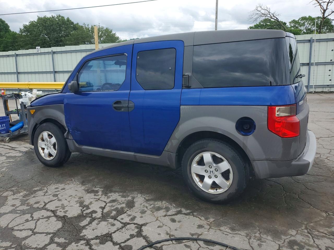 2004 Honda Element Ex Blue vin: 5J6YH28604L010963
