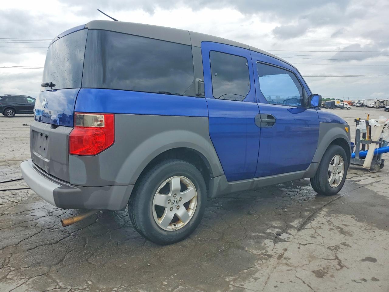 2004 Honda Element Ex Blue vin: 5J6YH28604L010963