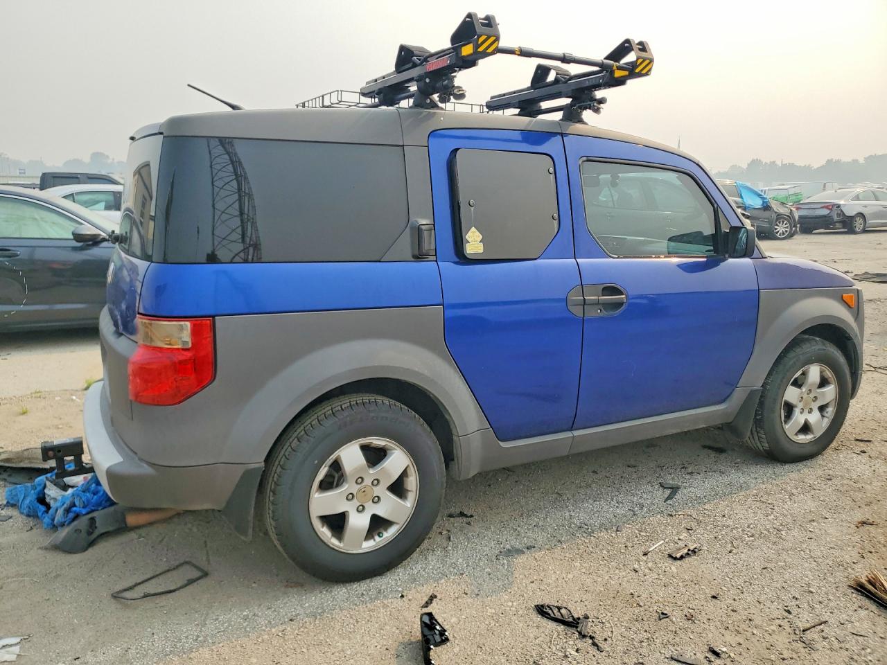 2004 Honda Element Ex Blue vin: 5J6YH28604L034907