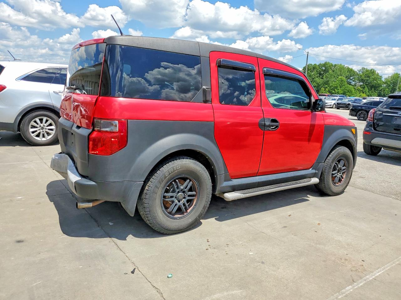 2005 Honda Element Ex Red vin: 5J6YH28605L012214