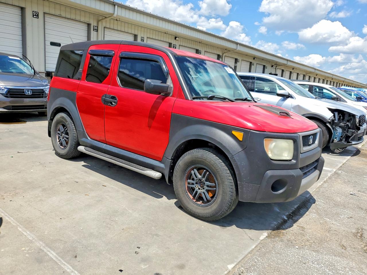 2005 Honda Element Ex Red vin: 5J6YH28605L012214