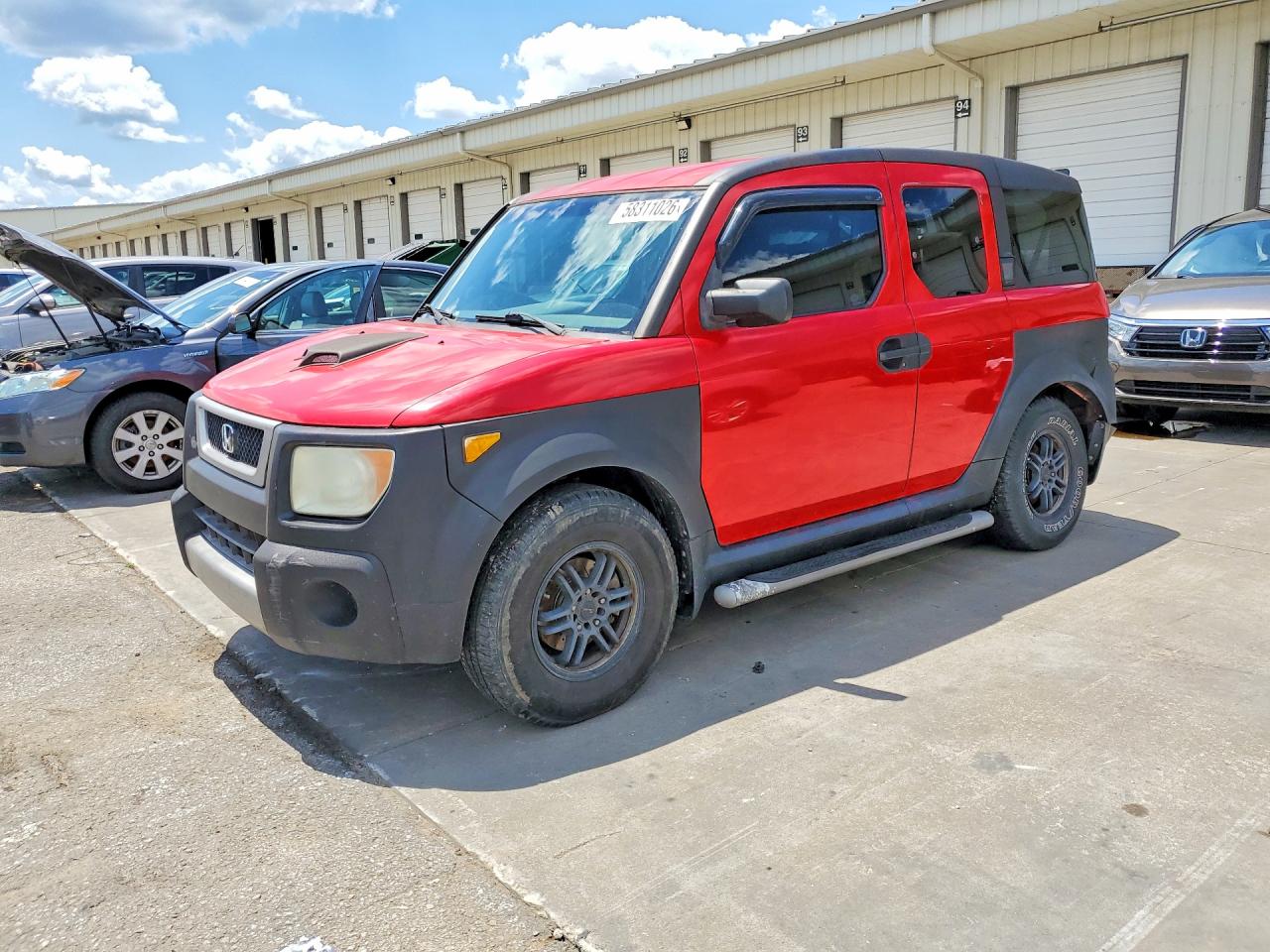 2005 Honda Element Ex Red vin: 5J6YH28605L012214