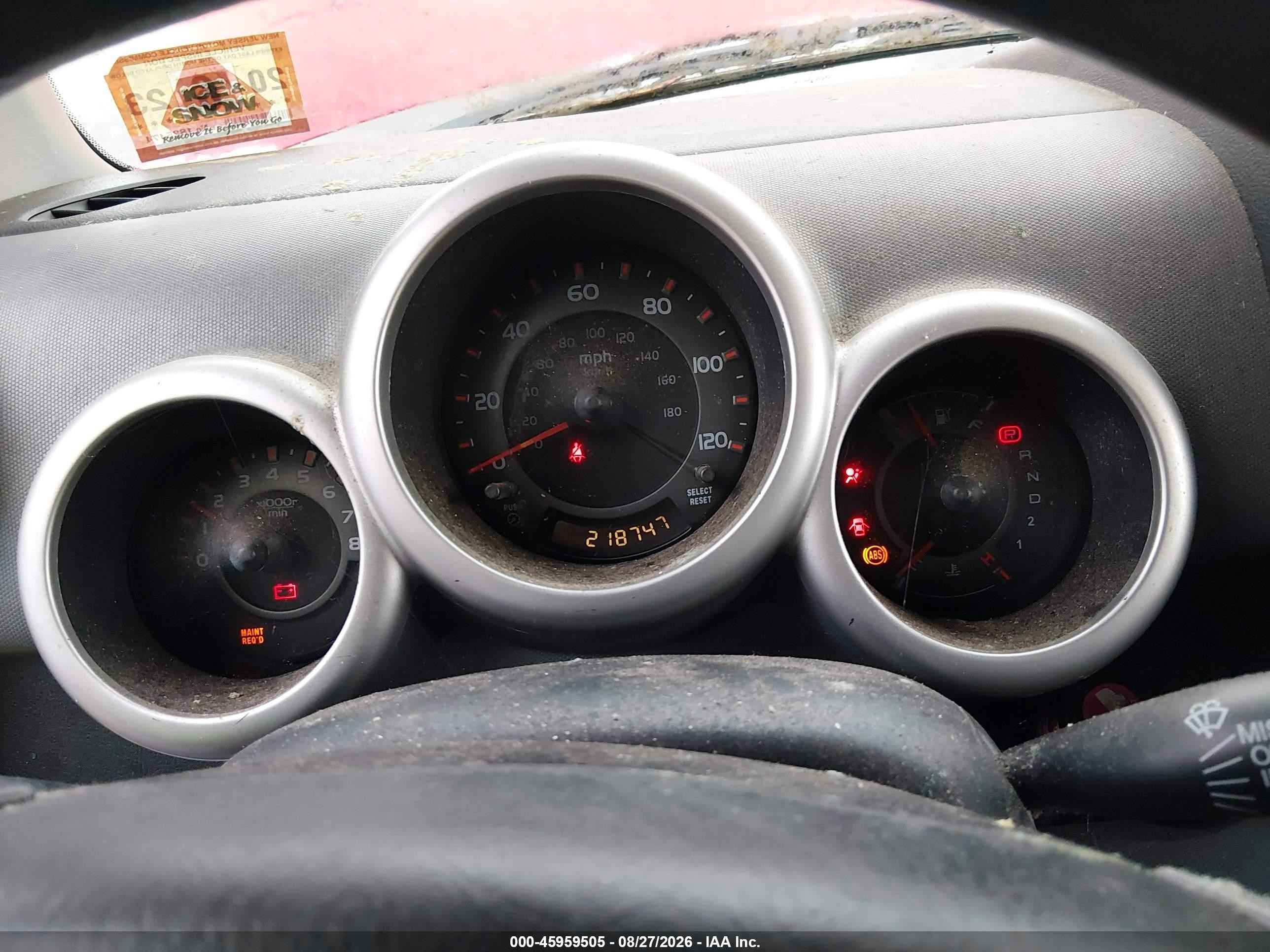 2005 Honda Element Ex Red vin: 5J6YH28605L018482