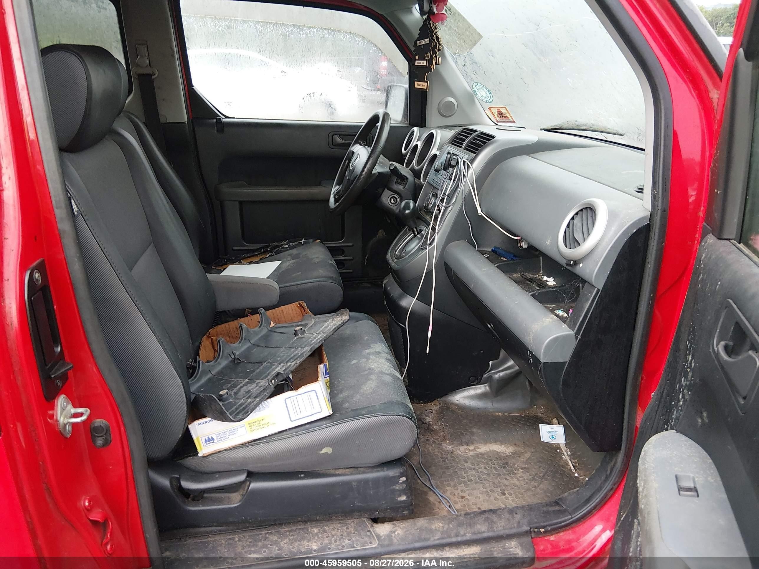 2005 Honda Element Ex Red vin: 5J6YH28605L018482