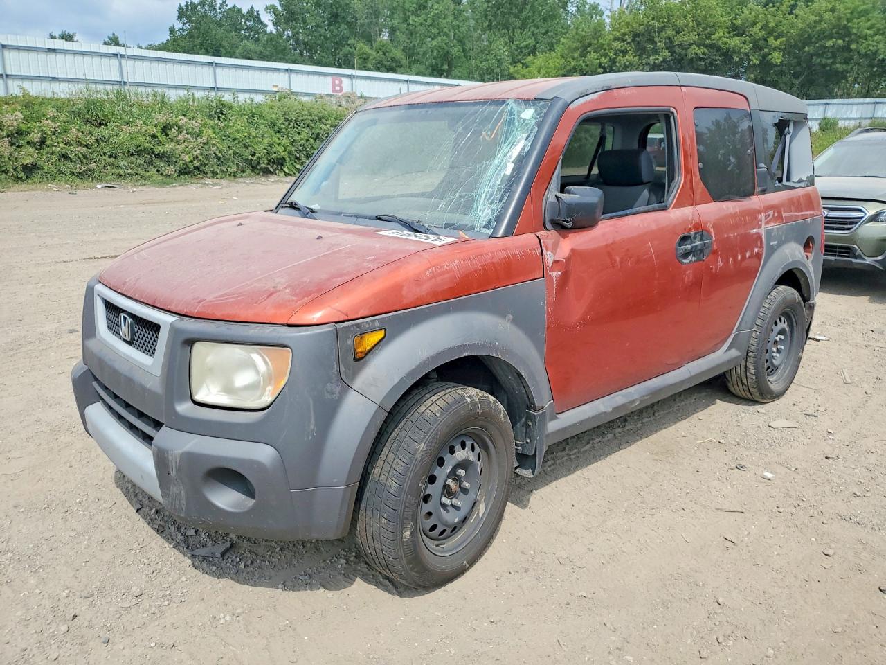 2005 Honda Element Ex Orange vin: 5J6YH28605L032365