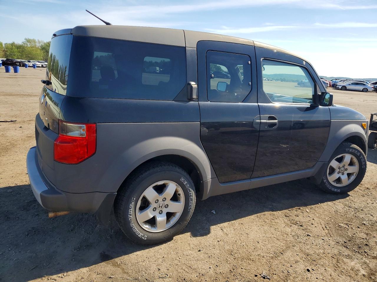 2004 Honda Element Ex Black vin: 5J6YH28614L017548