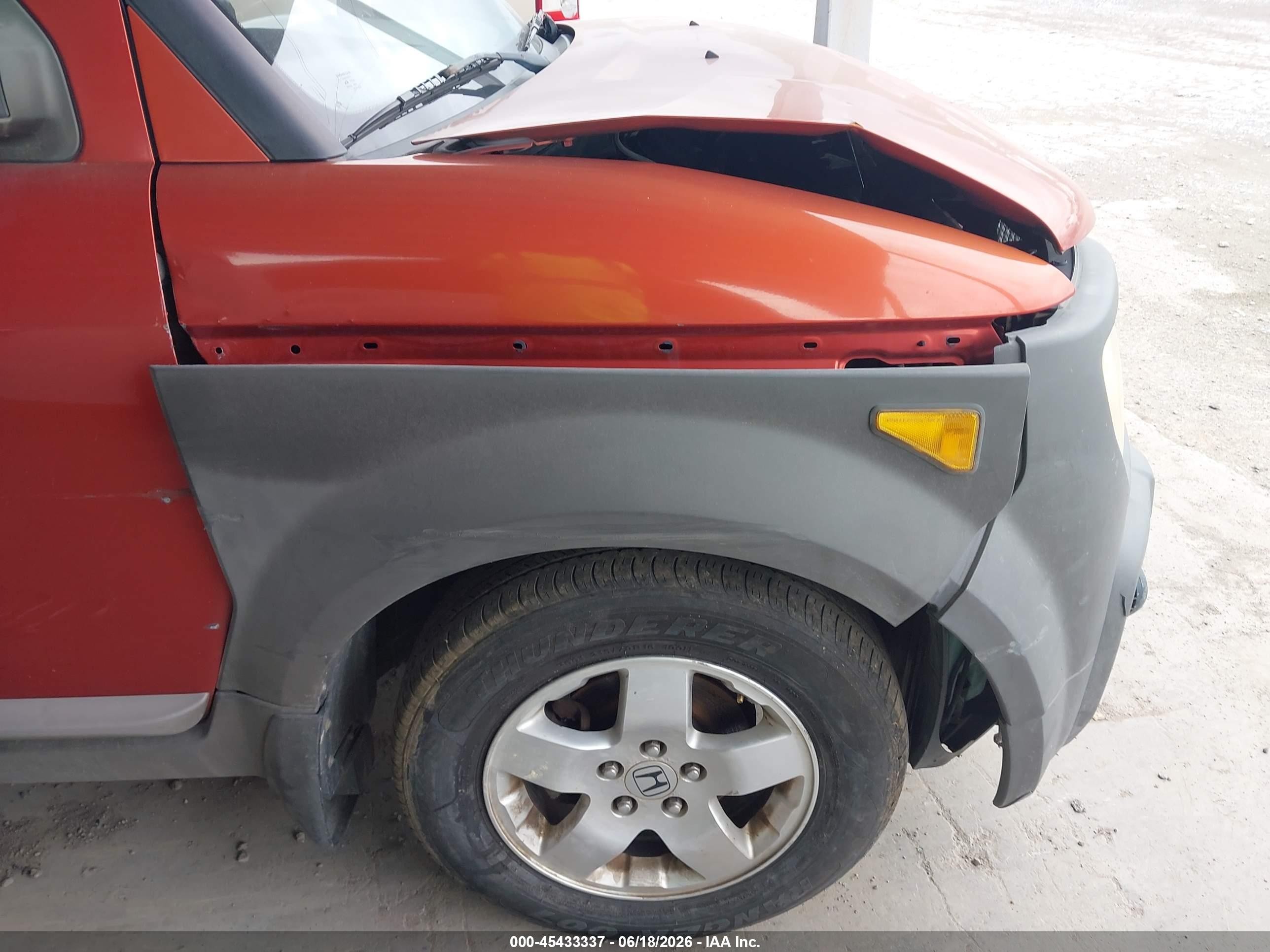 2004 Honda Element Ex Orange vin: 5J6YH28614L022958