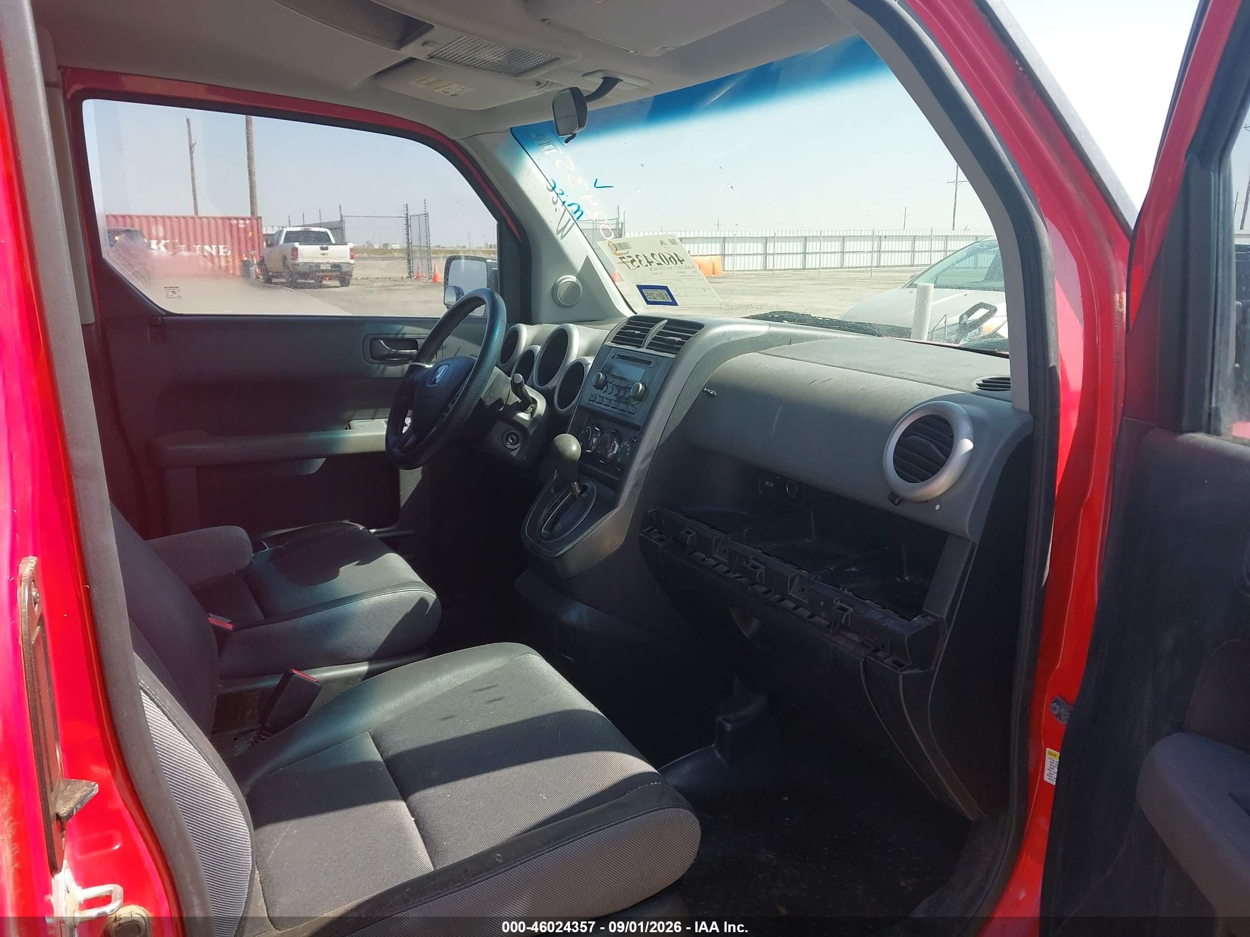 2005 Honda Element Ex Red vin: 5J6YH28615L000718
