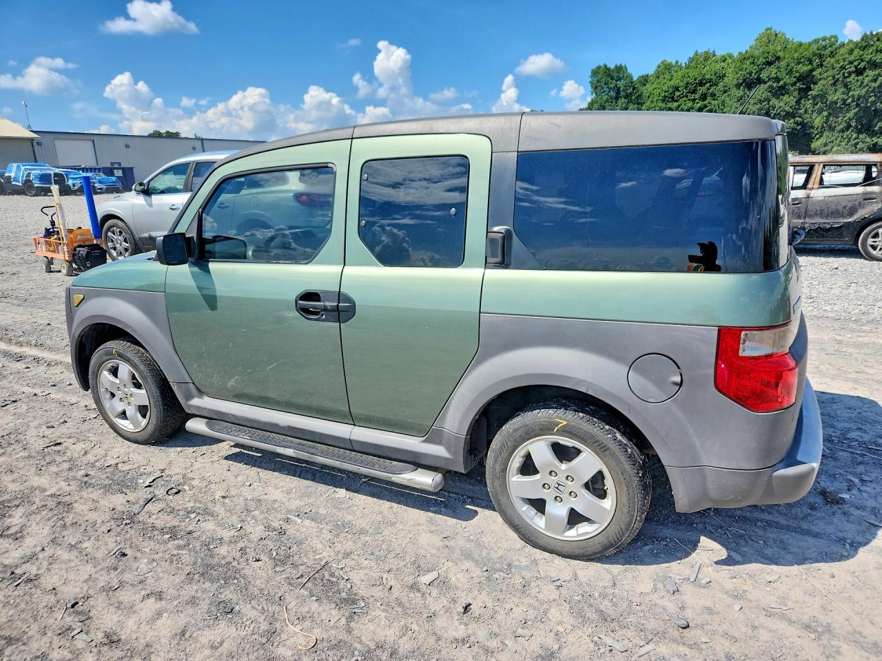 2005 Honda Element Ex Green vin: 5J6YH28615L004168