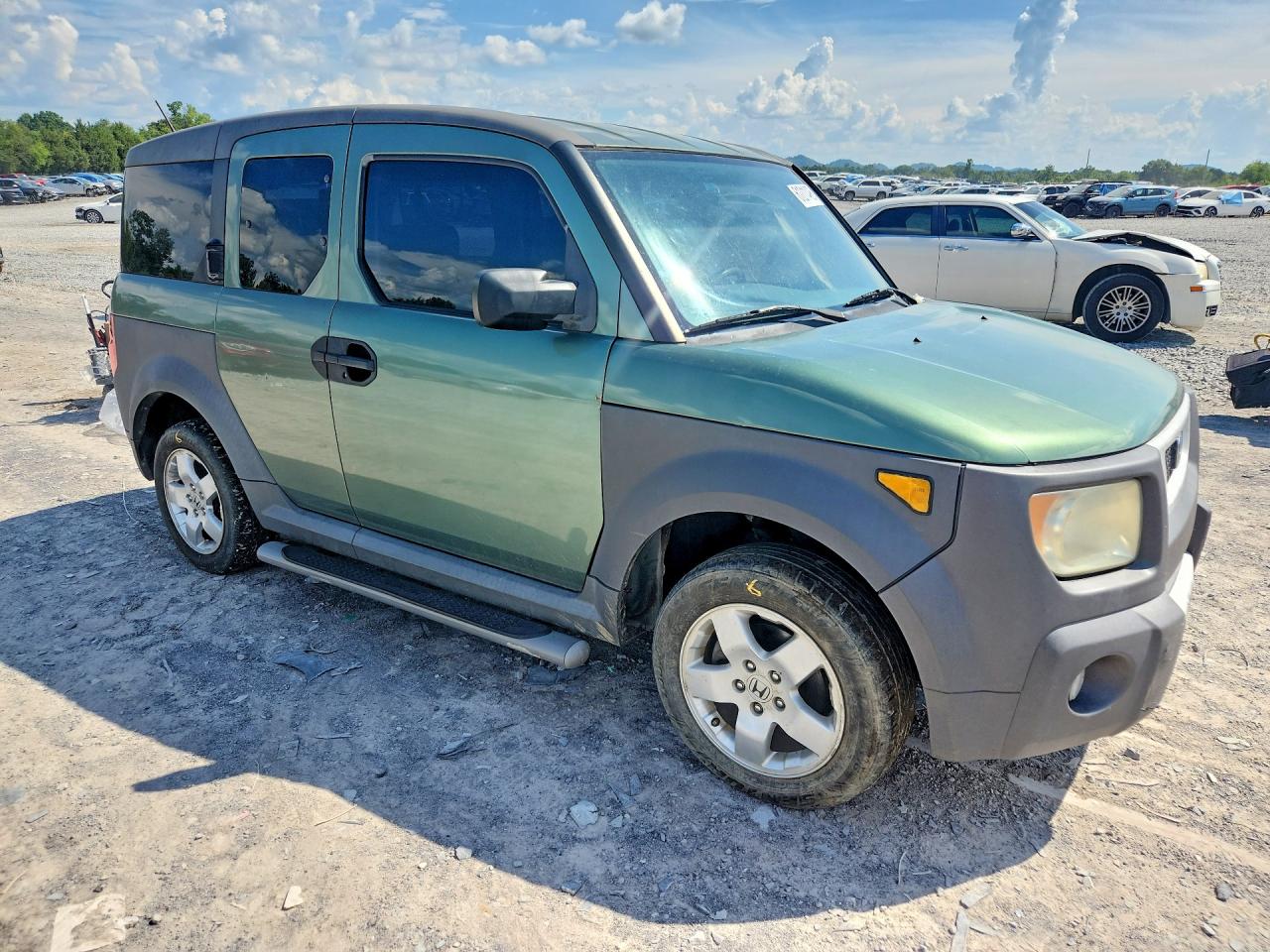 2005 Honda Element Ex Green vin: 5J6YH28615L004168
