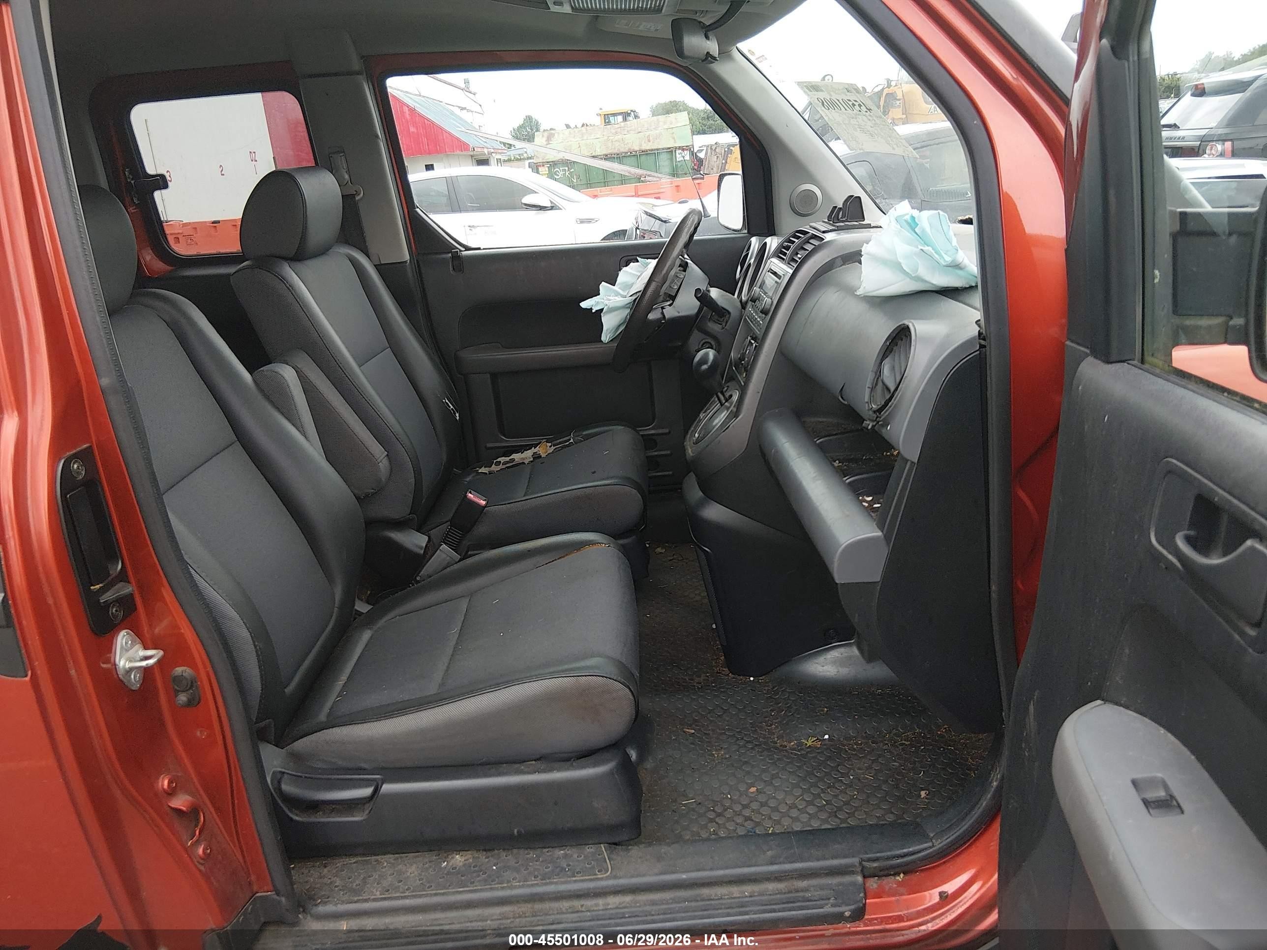 2005 Honda Element Ex Orange vin: 5J6YH28615L012433