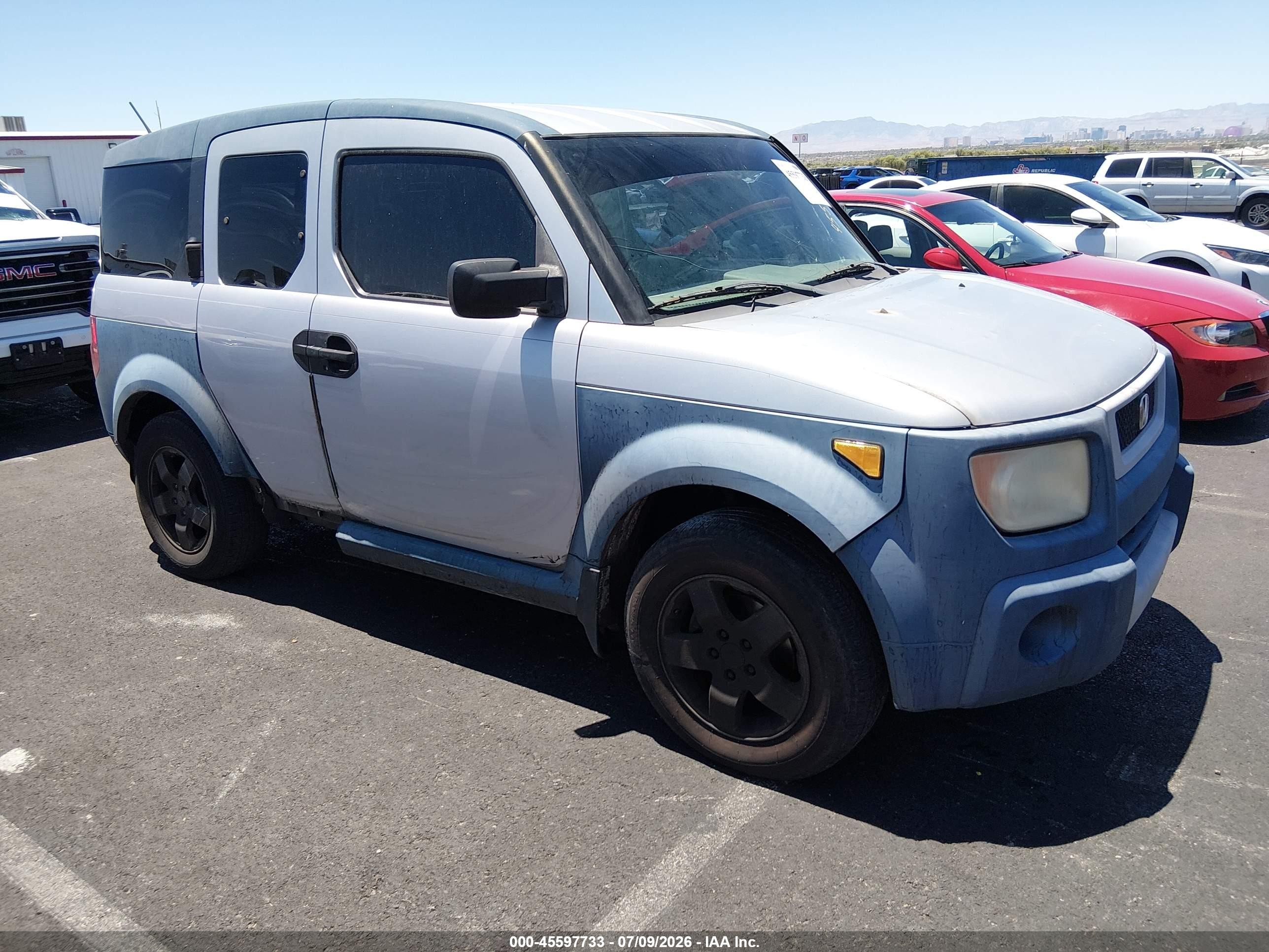 2005 Honda Element Ex Silver vin: 5J6YH28615L023867