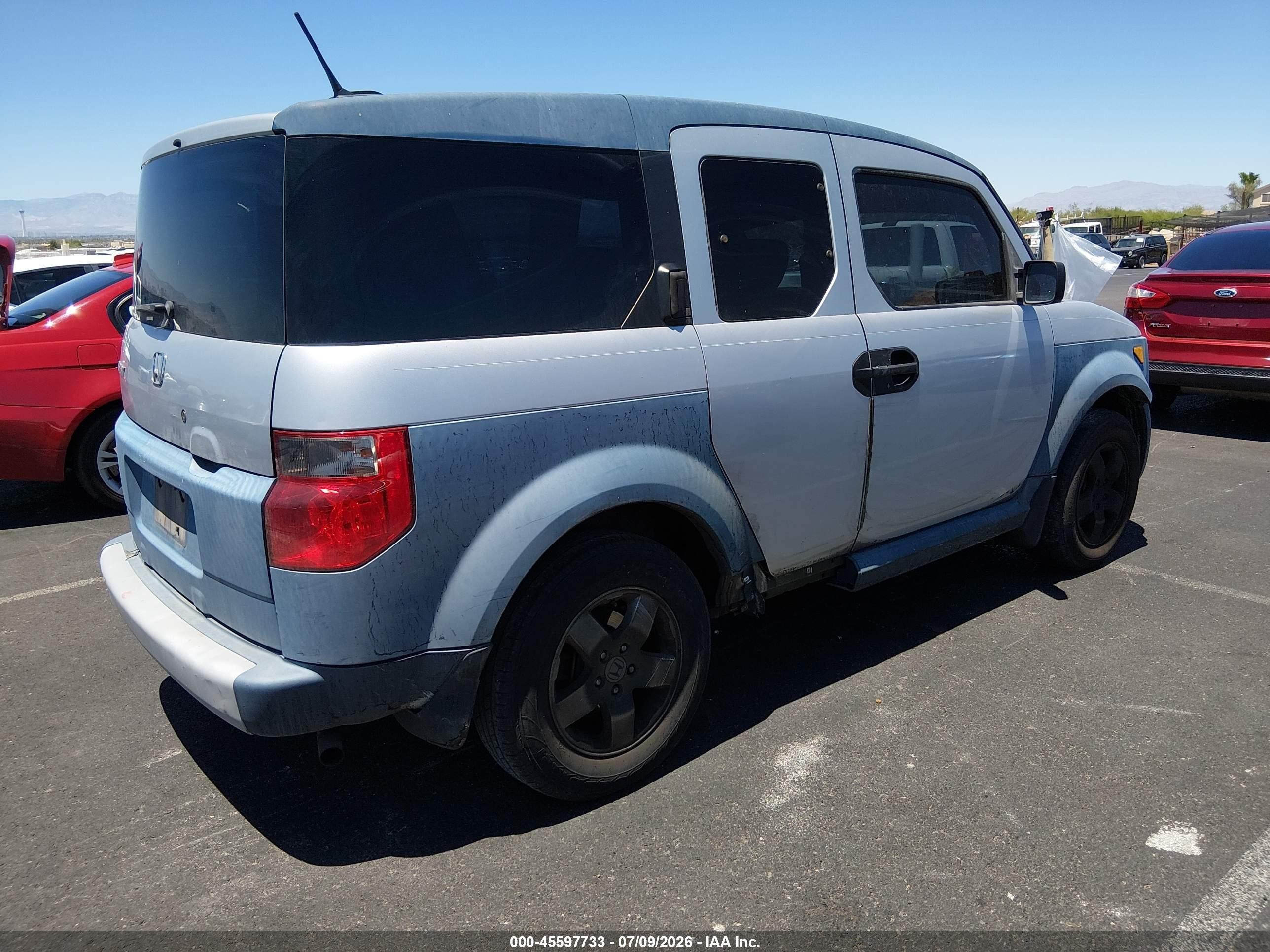 2005 Honda Element Ex Silver vin: 5J6YH28615L023867