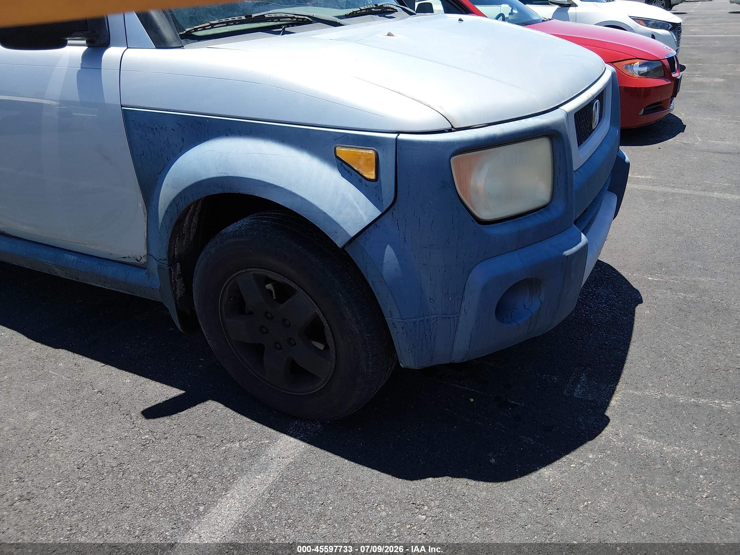 2005 Honda Element Ex Silver vin: 5J6YH28615L023867