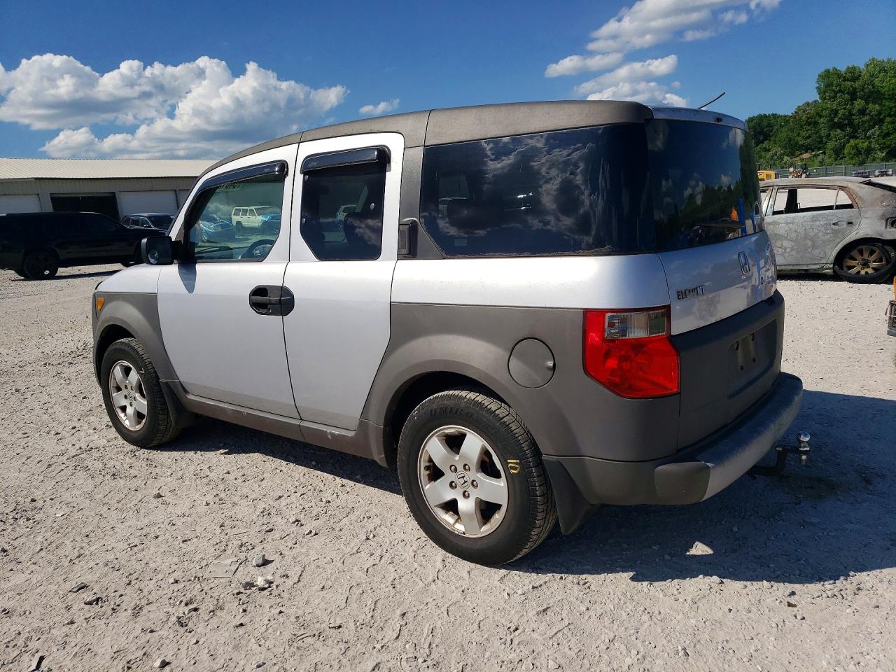 2004 Honda Element Ex Silver vin: 5J6YH28624L004985