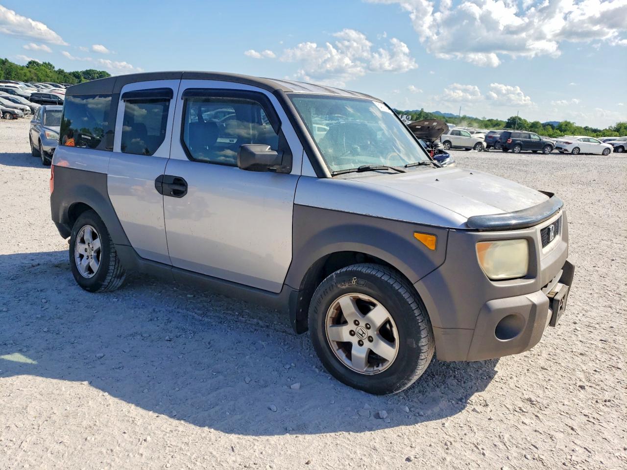 2004 Honda Element Ex Silver vin: 5J6YH28624L004985