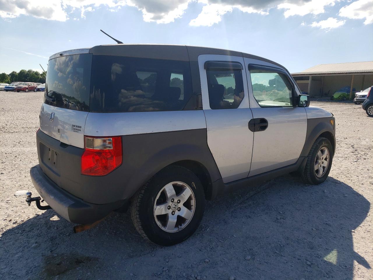 2004 Honda Element Ex Silver vin: 5J6YH28624L004985