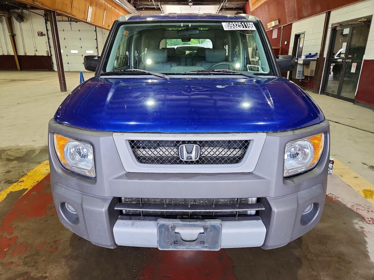 2005 Honda Element Ex Blue vin: 5J6YH28625L003658