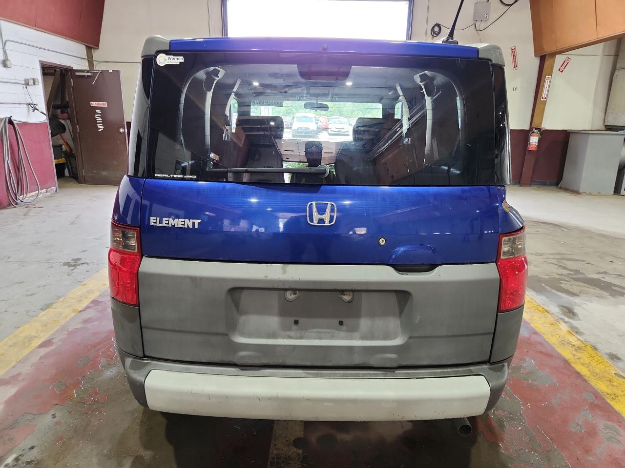 2005 Honda Element Ex Blue vin: 5J6YH28625L003658 Damage: Lift Gate, Dent(S) W/ Paint Dmg, 1 To 2 Inches