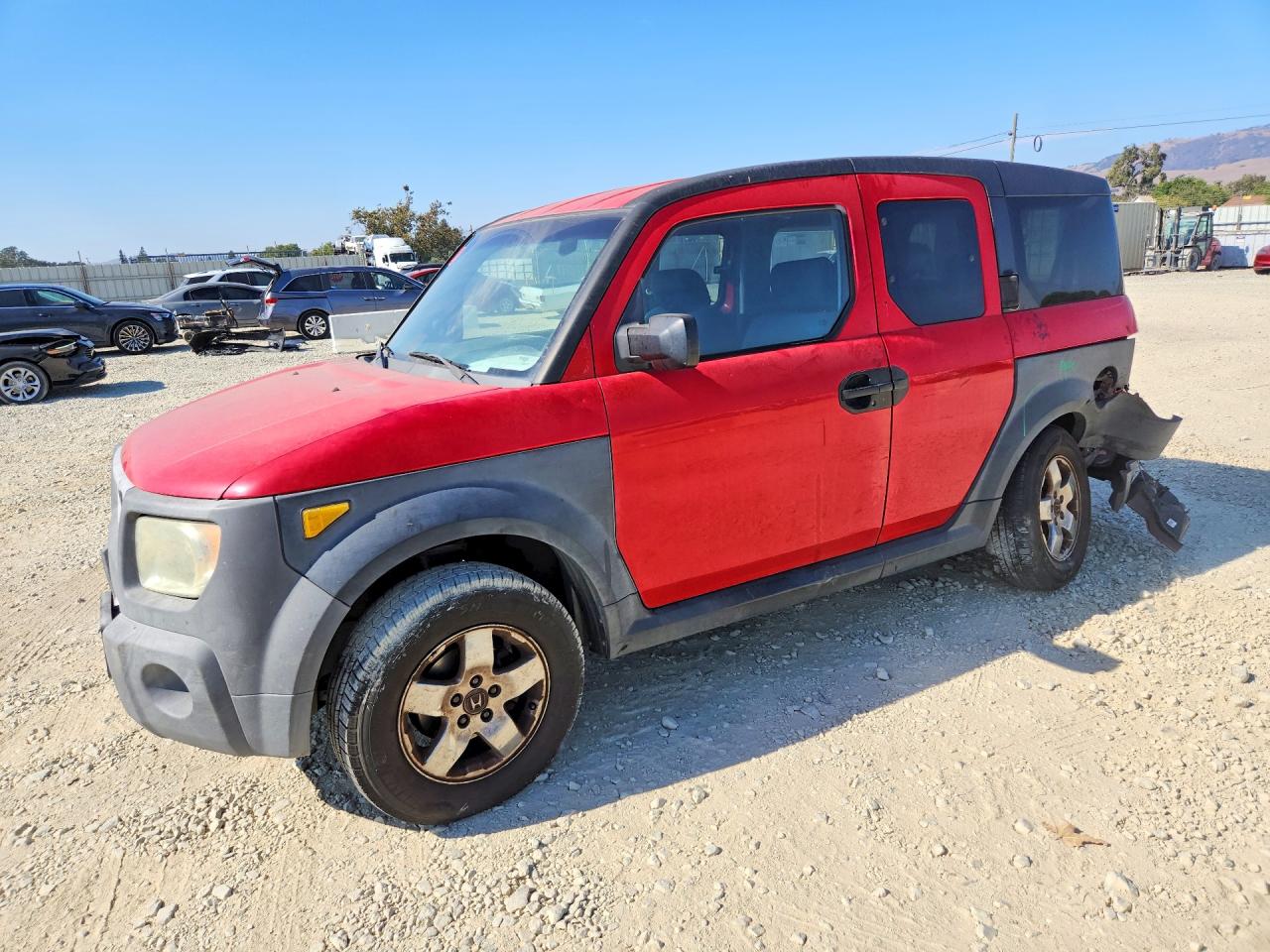 2005 Honda Element Ex Red vin: 5J6YH28625L018371