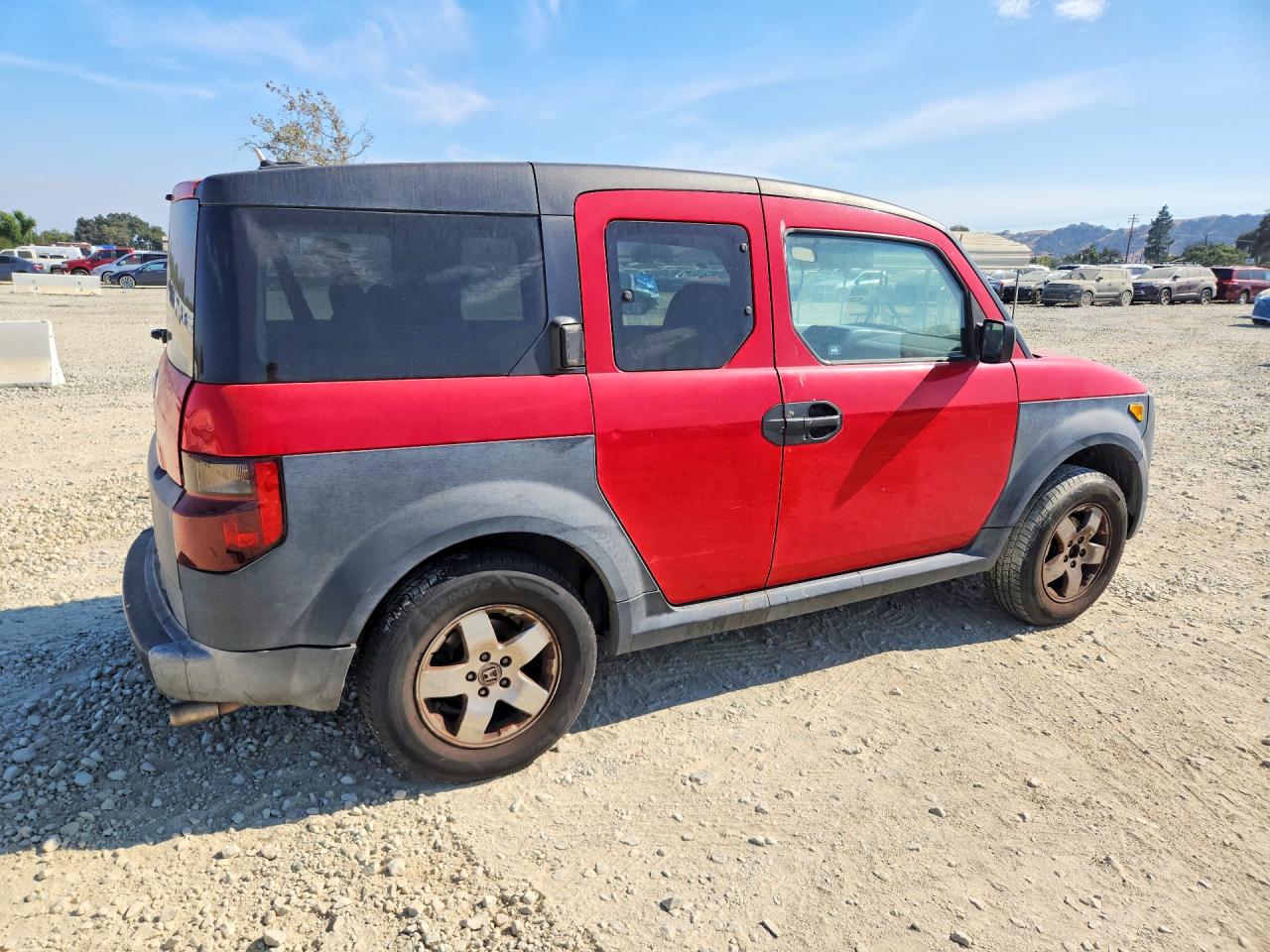 2005 Honda Element Ex Red vin: 5J6YH28625L018371