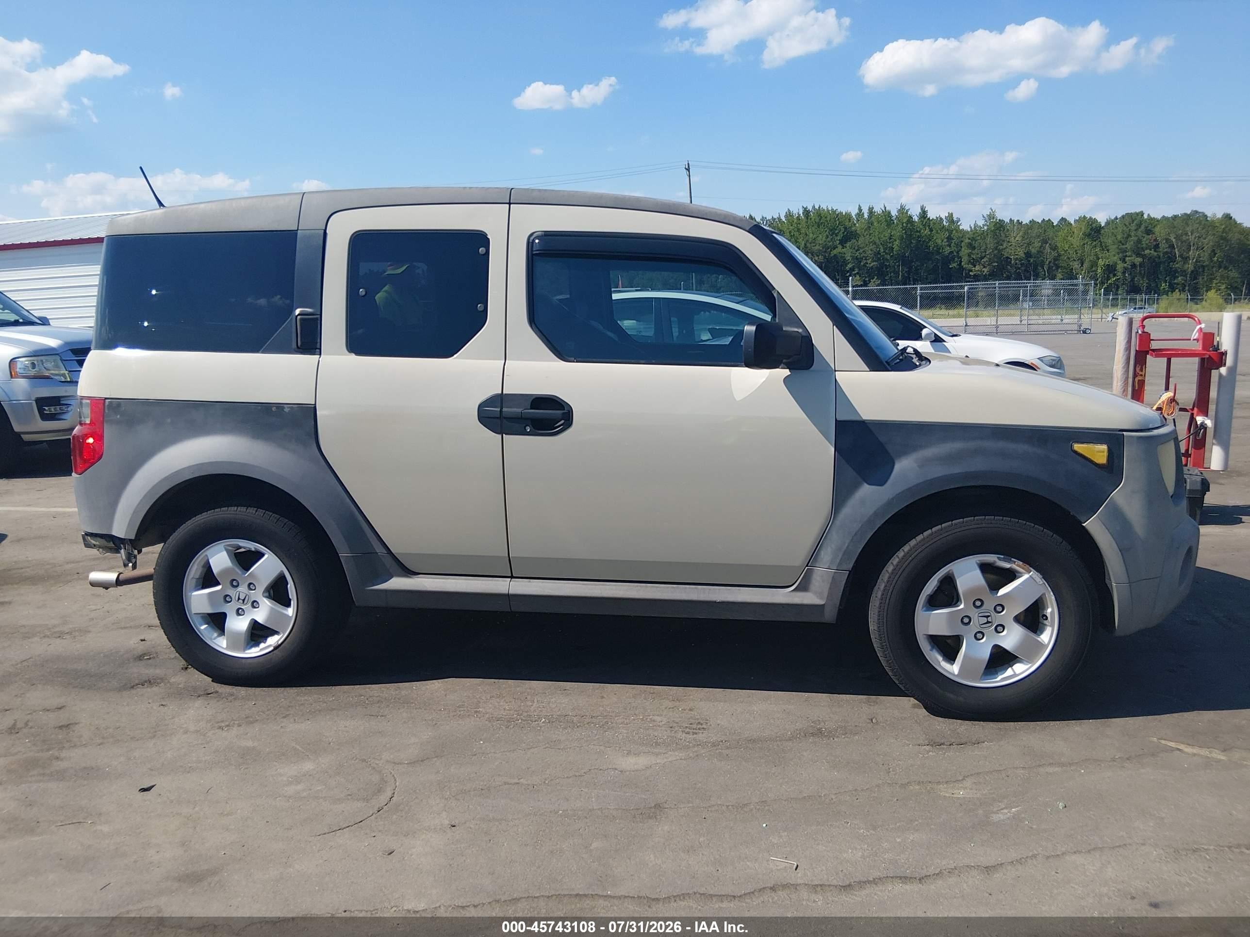 2005 Honda Element Ex Бежевый vin: 5J6YH28625L021366