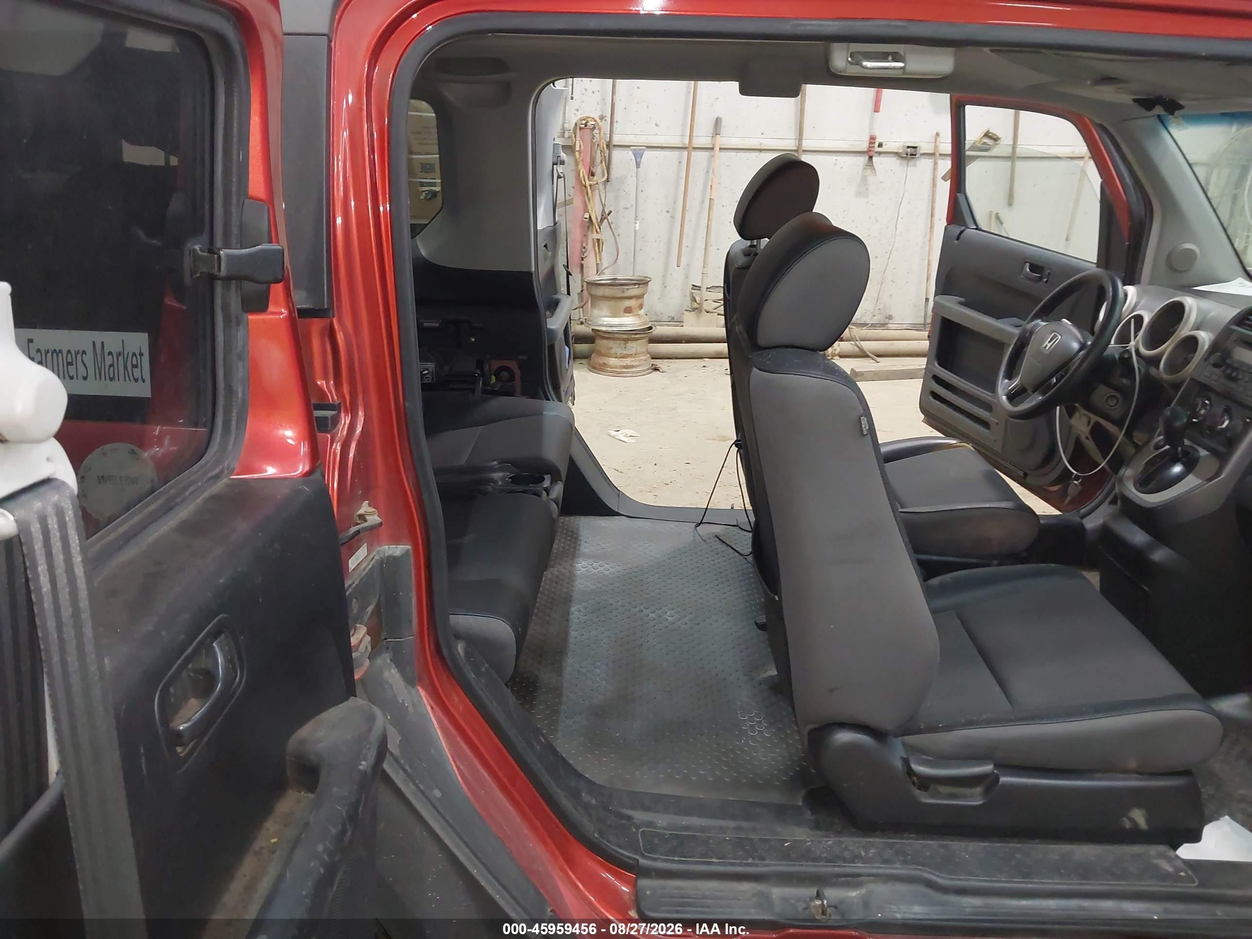 2005 Honda Element Ex Orange vin: 5J6YH28625L021853
