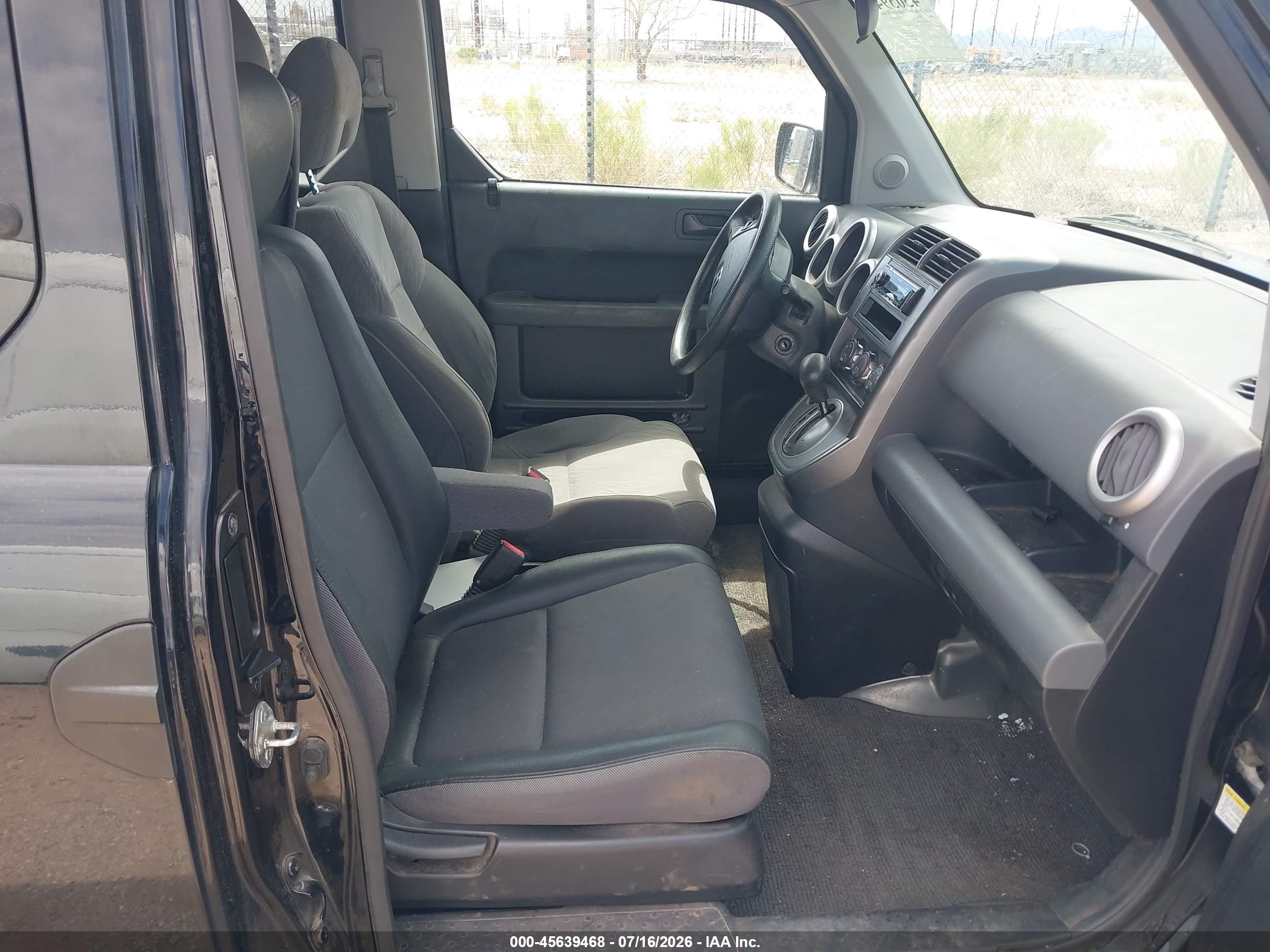 2005 Honda Element Ex Черный vin: 5J6YH28625L024848
