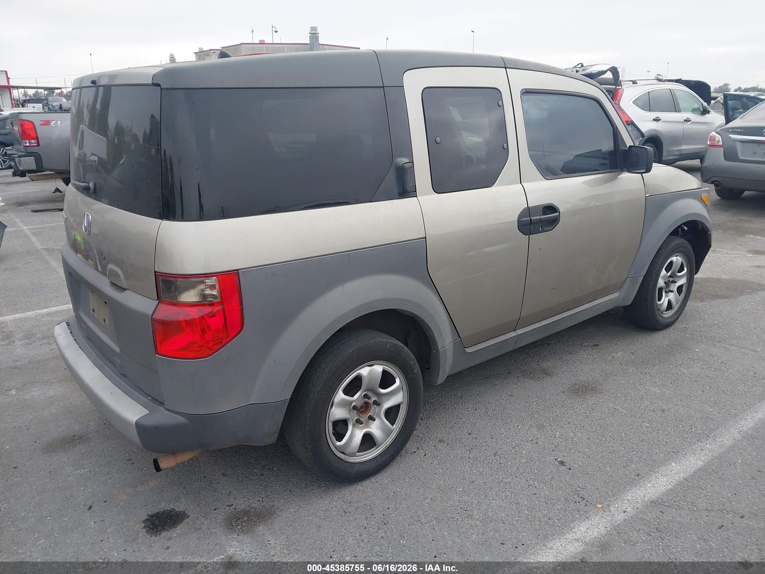 2004 Honda Element Ex Silver vin: 5J6YH28634L022072
