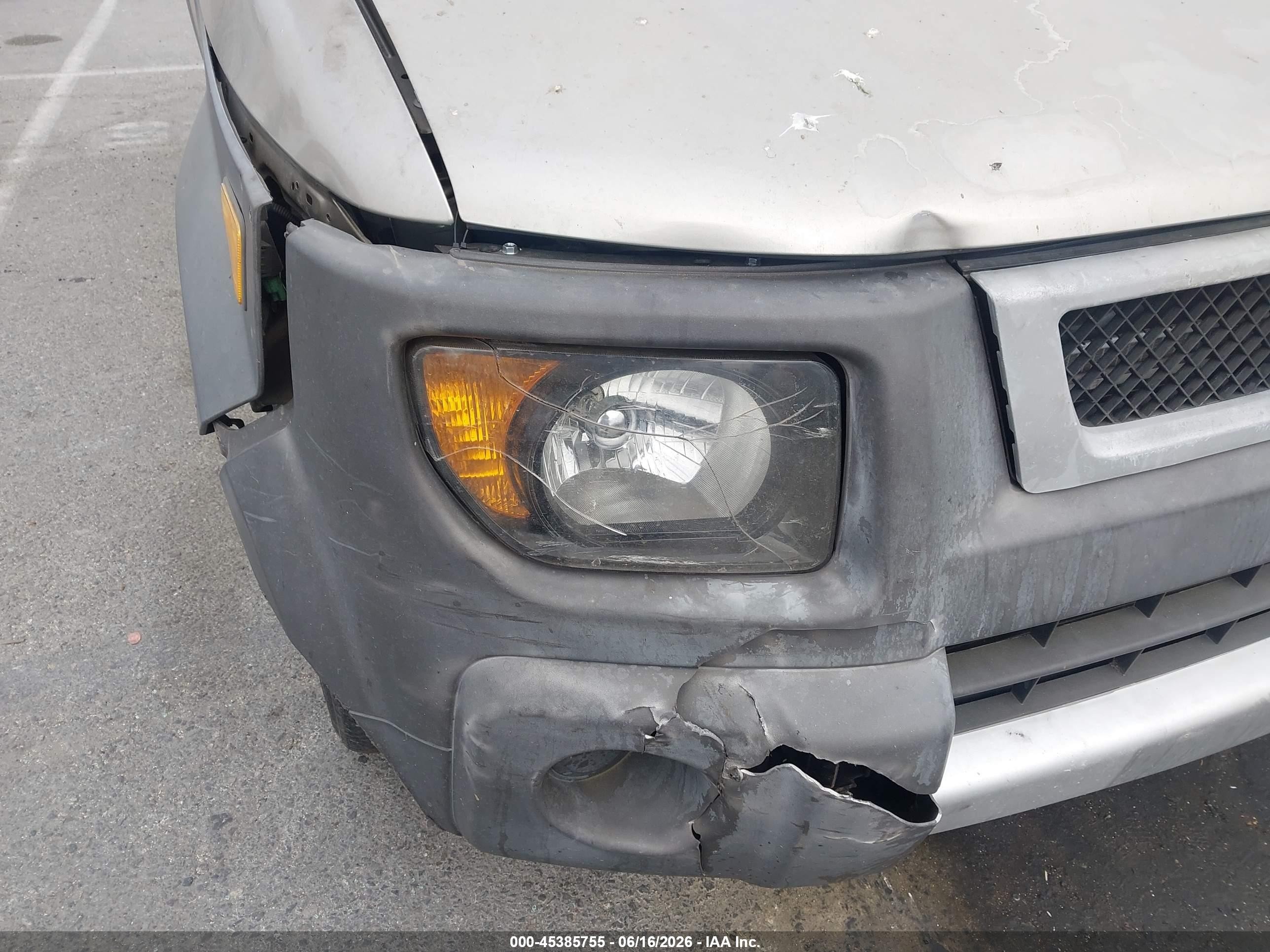 2004 Honda Element Ex Silver vin: 5J6YH28634L022072