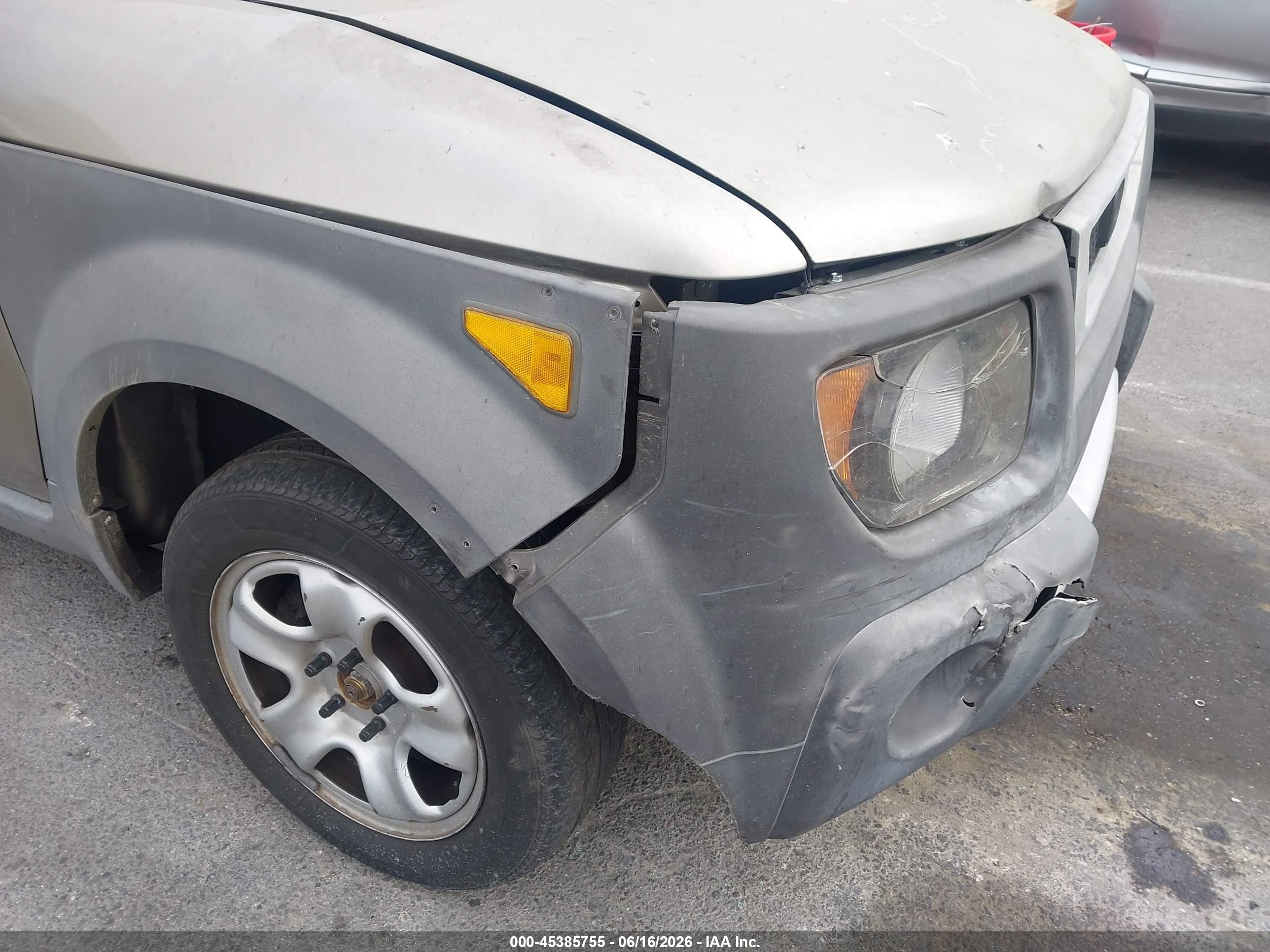 2004 Honda Element Ex Silver vin: 5J6YH28634L022072