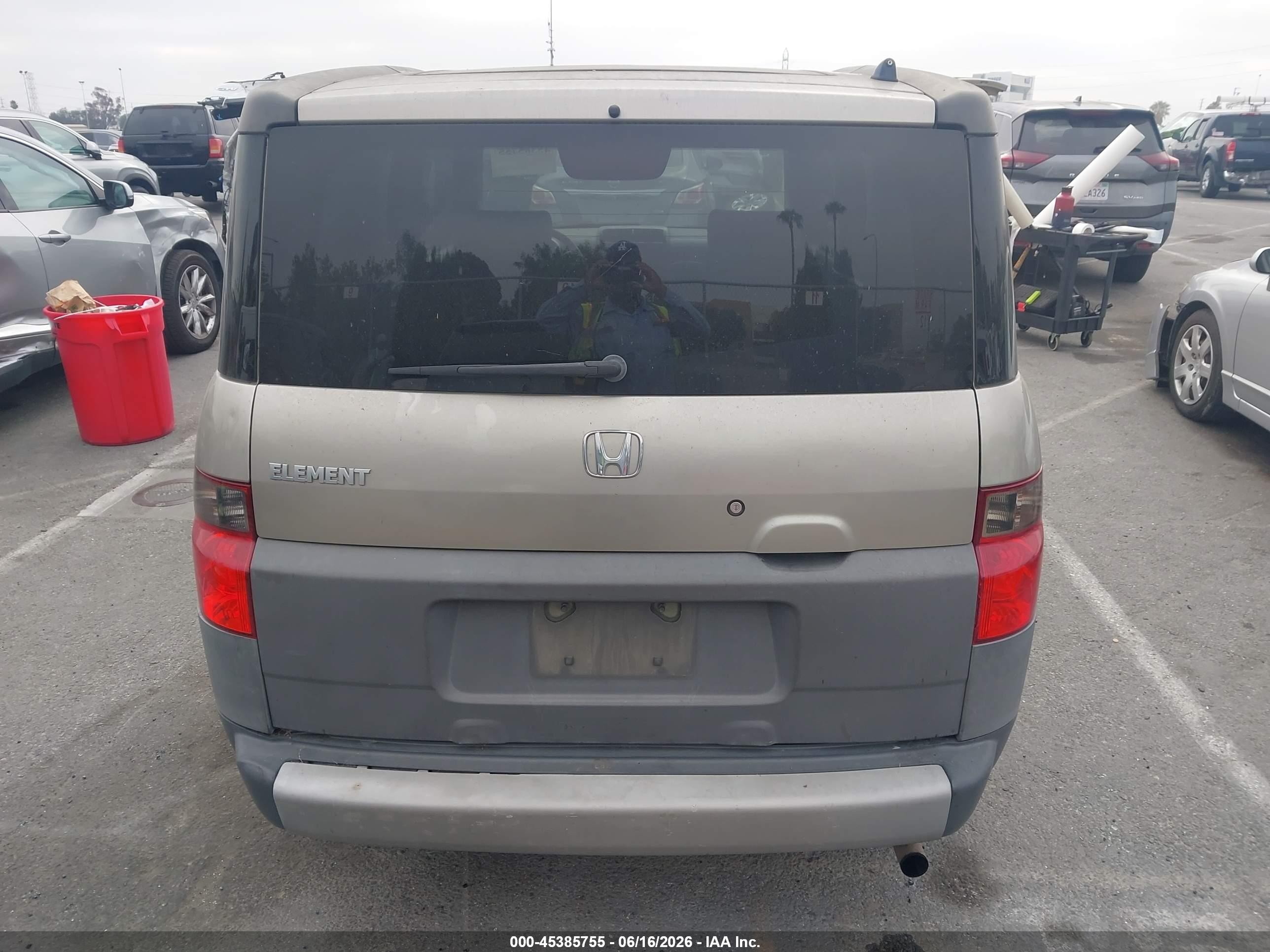 2004 Honda Element Ex Silver vin: 5J6YH28634L022072