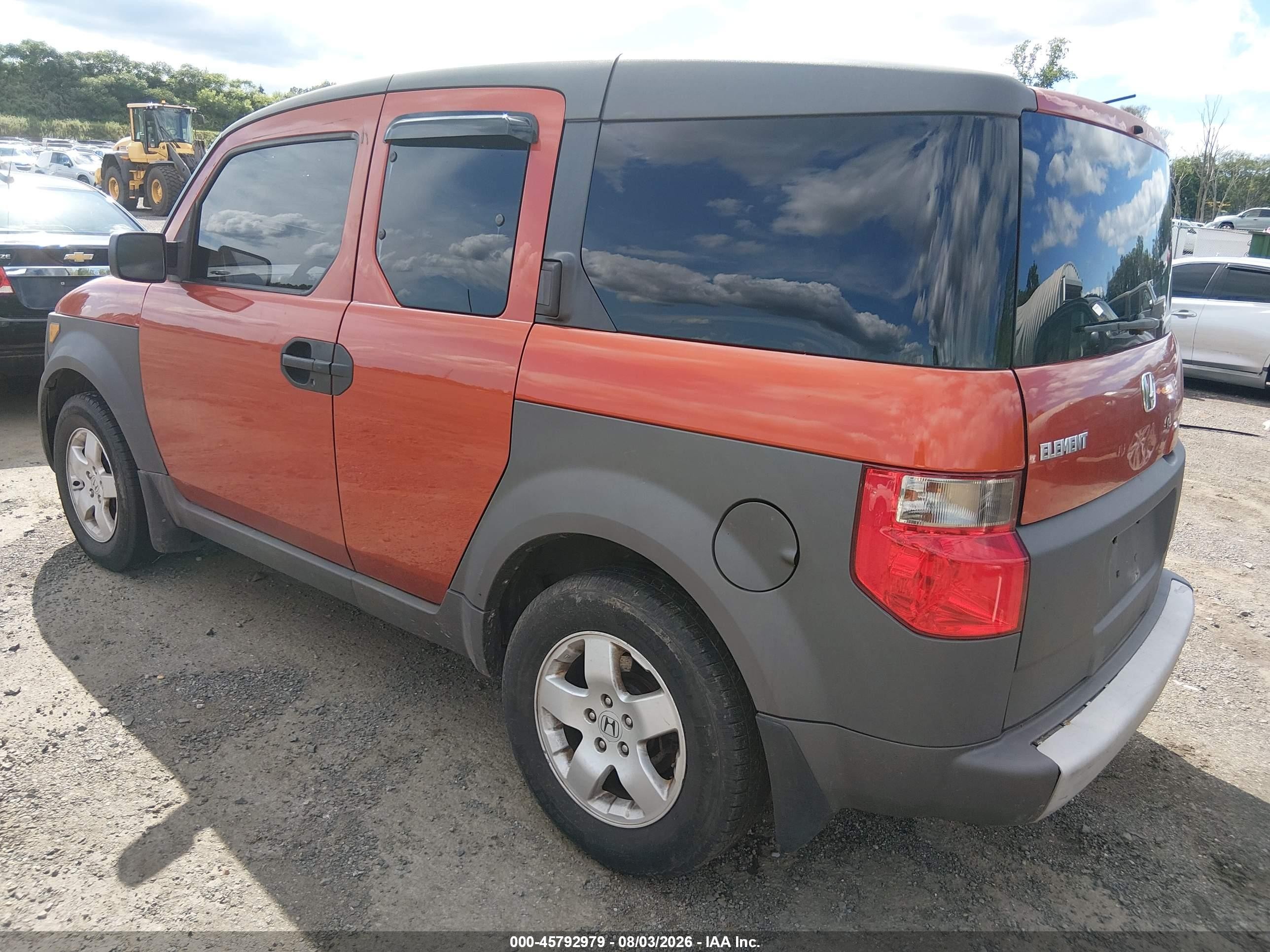 2004 Honda Element Ex Orange vin: 5J6YH28634L033671