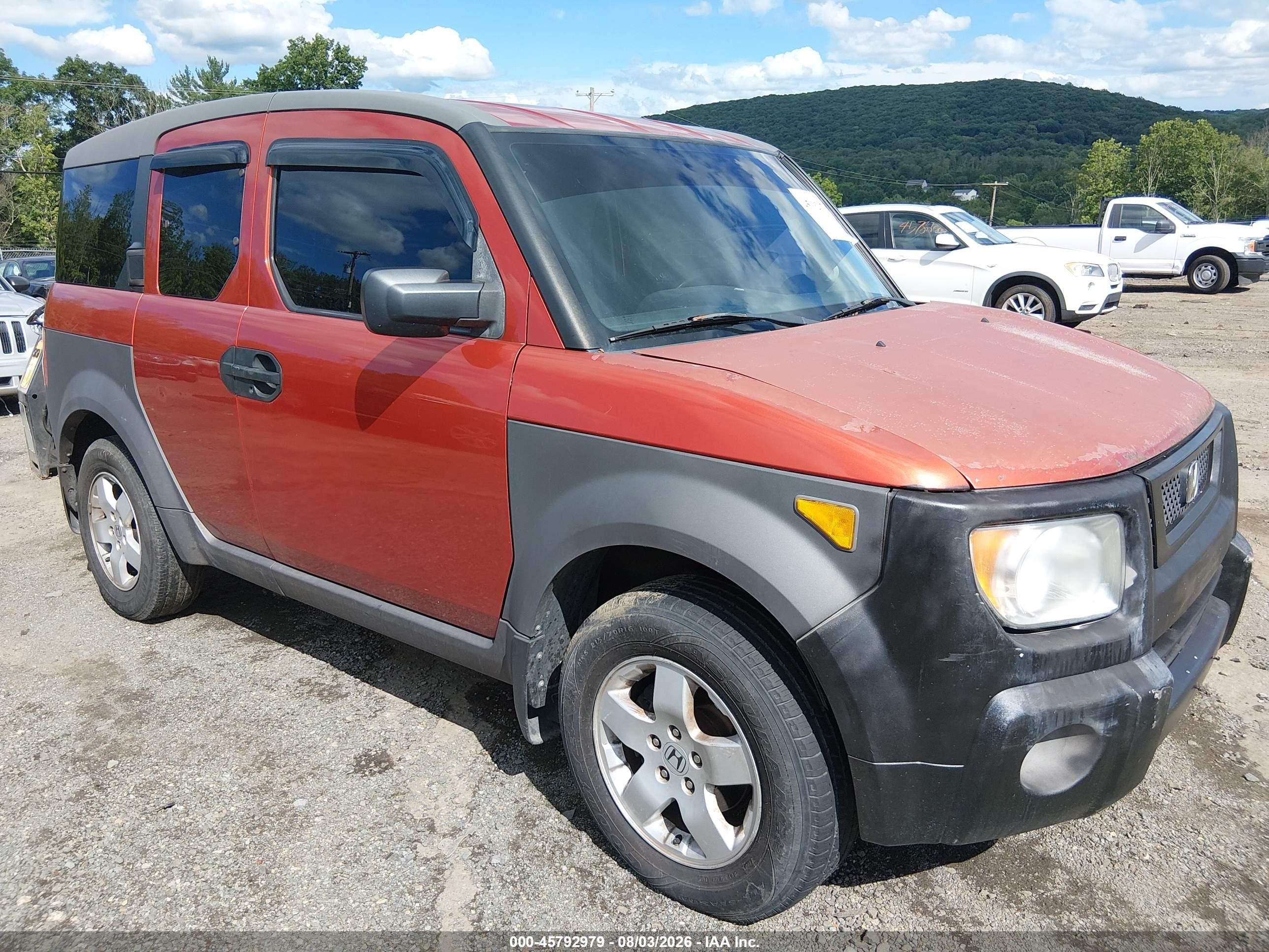 2004 Honda Element Ex Orange vin: 5J6YH28634L033671