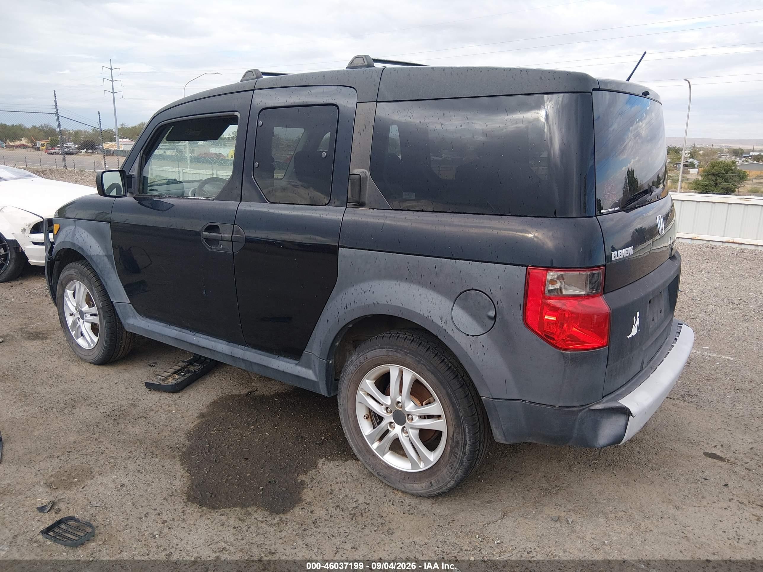 2005 Honda Element Ex Black vin: 5J6YH28635L002454