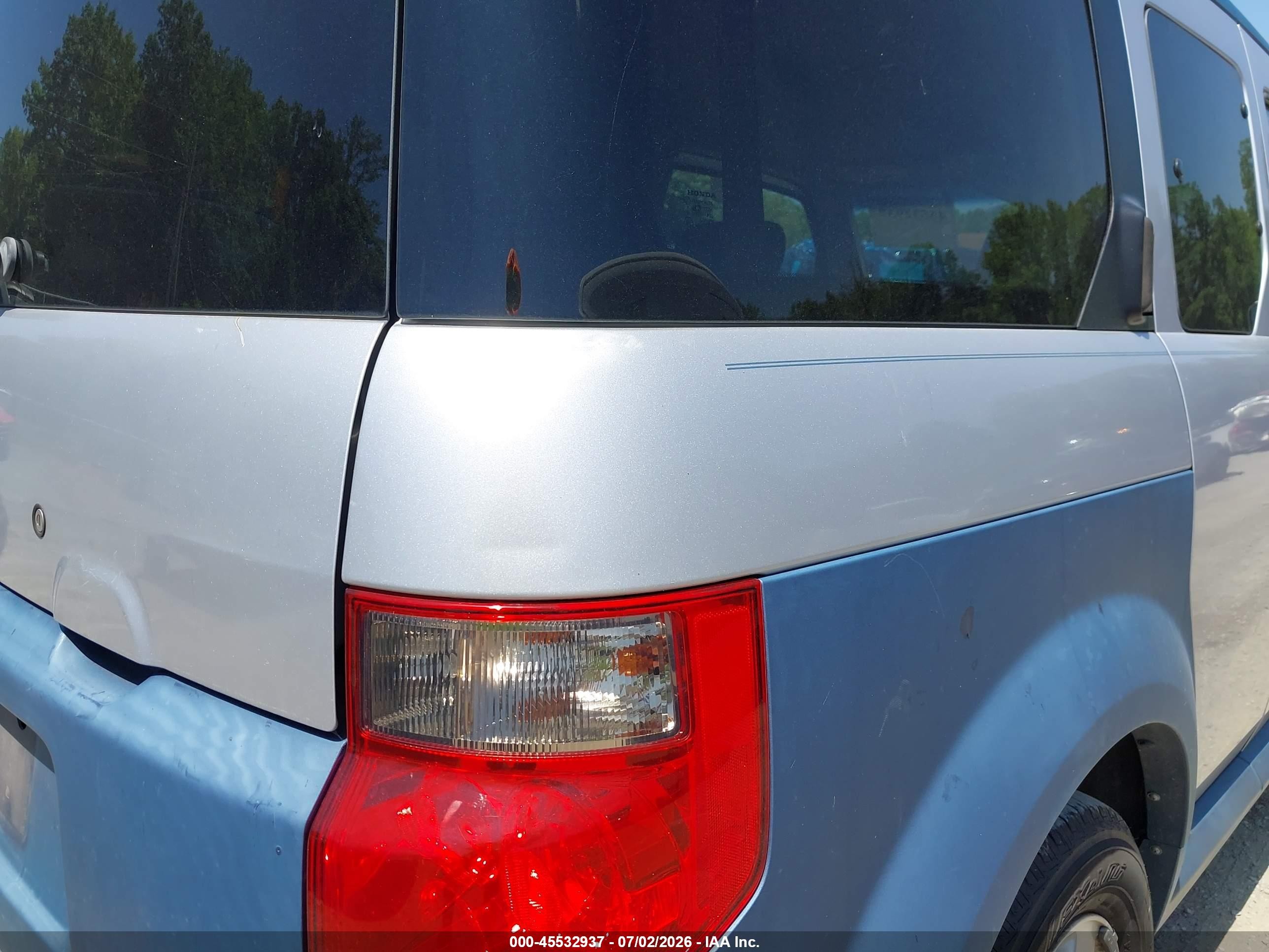 2005 Honda Element Ex Silver vin: 5J6YH28635L012580