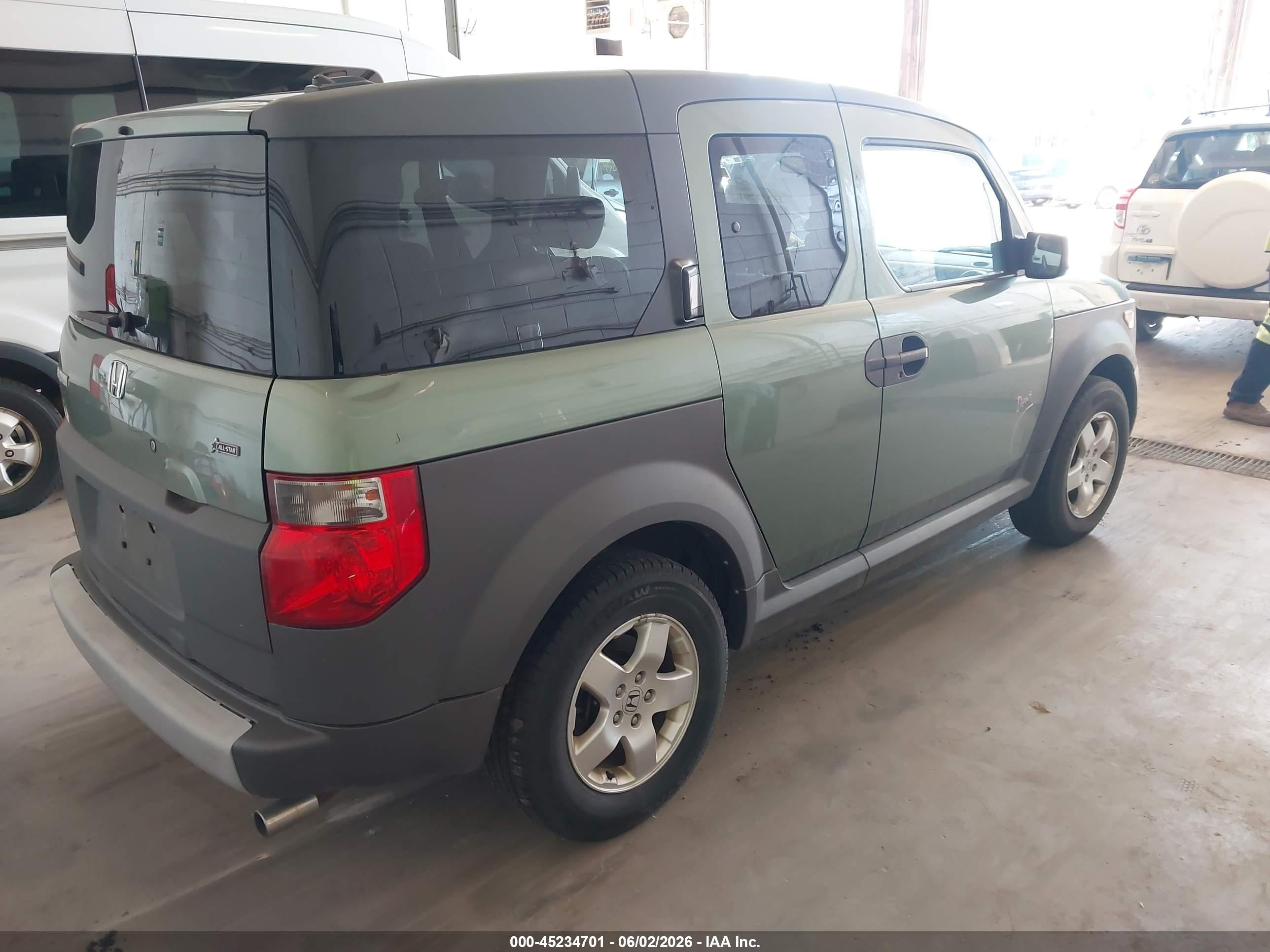 2005 Honda Element Ex Зеленый vin: 5J6YH28635L019397